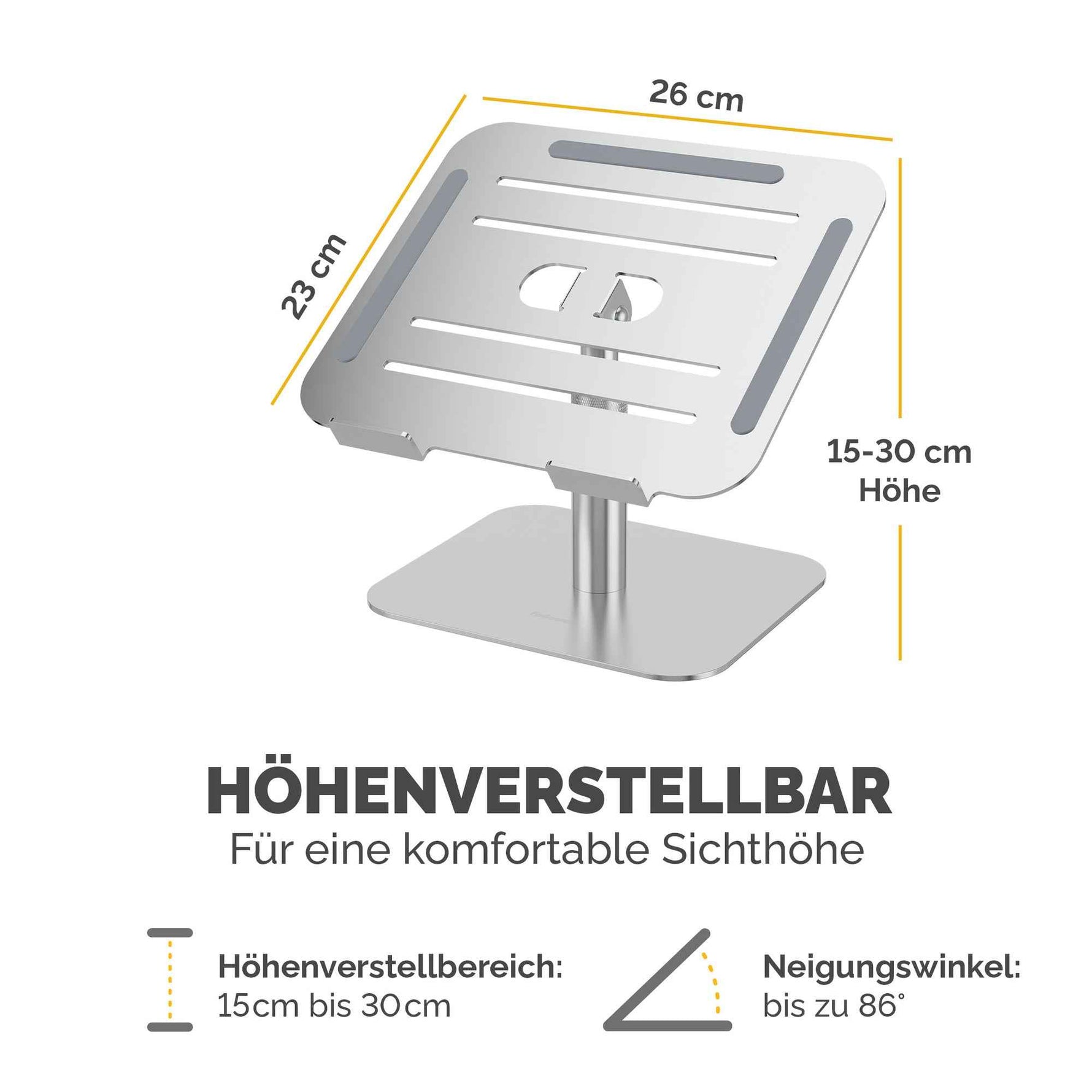 Fellowes® Notebookständer Alumia™