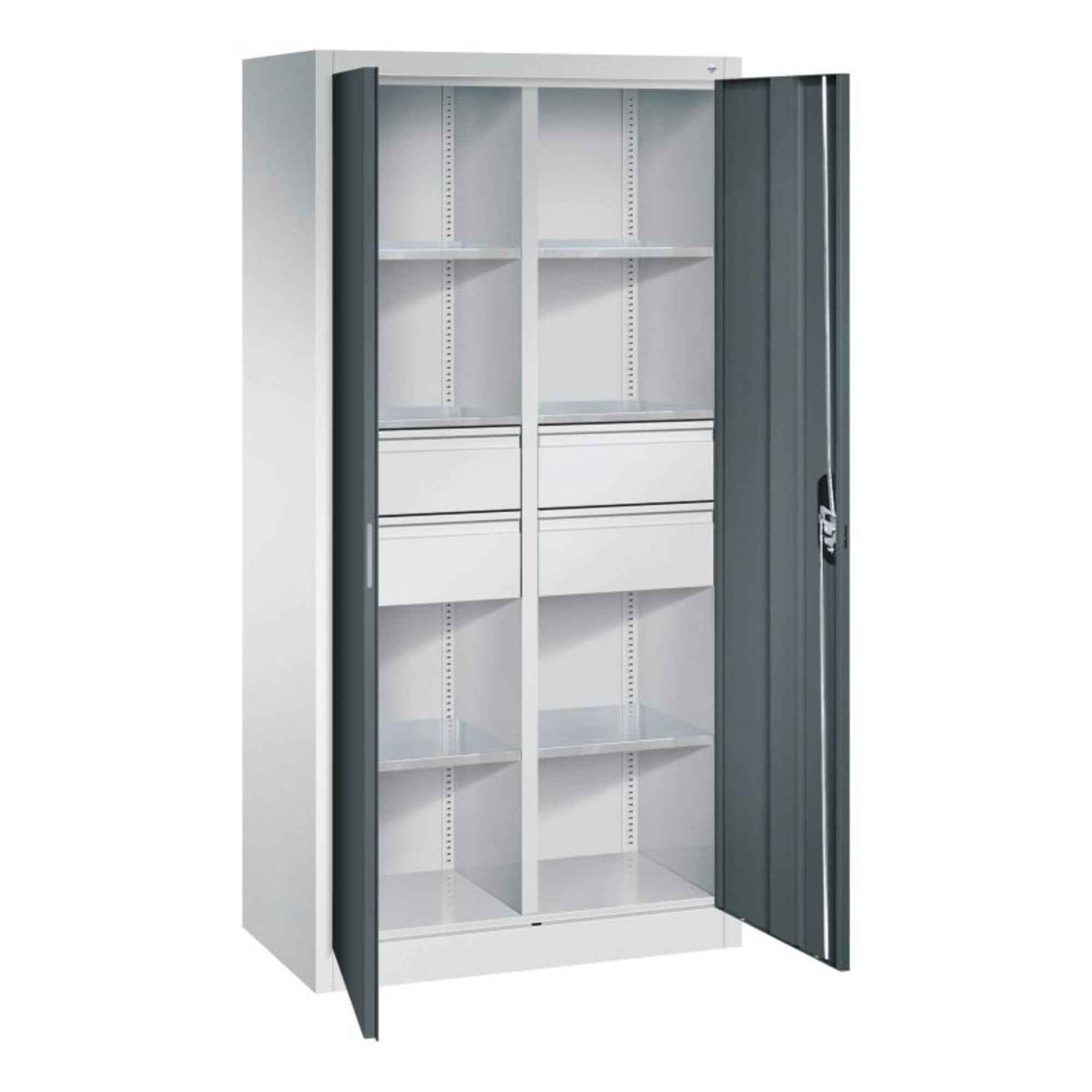 C+P Werkzeugschrank Acurado 89 930 x 1.950 x 500 mm (B x H x T) 4 Schubladen