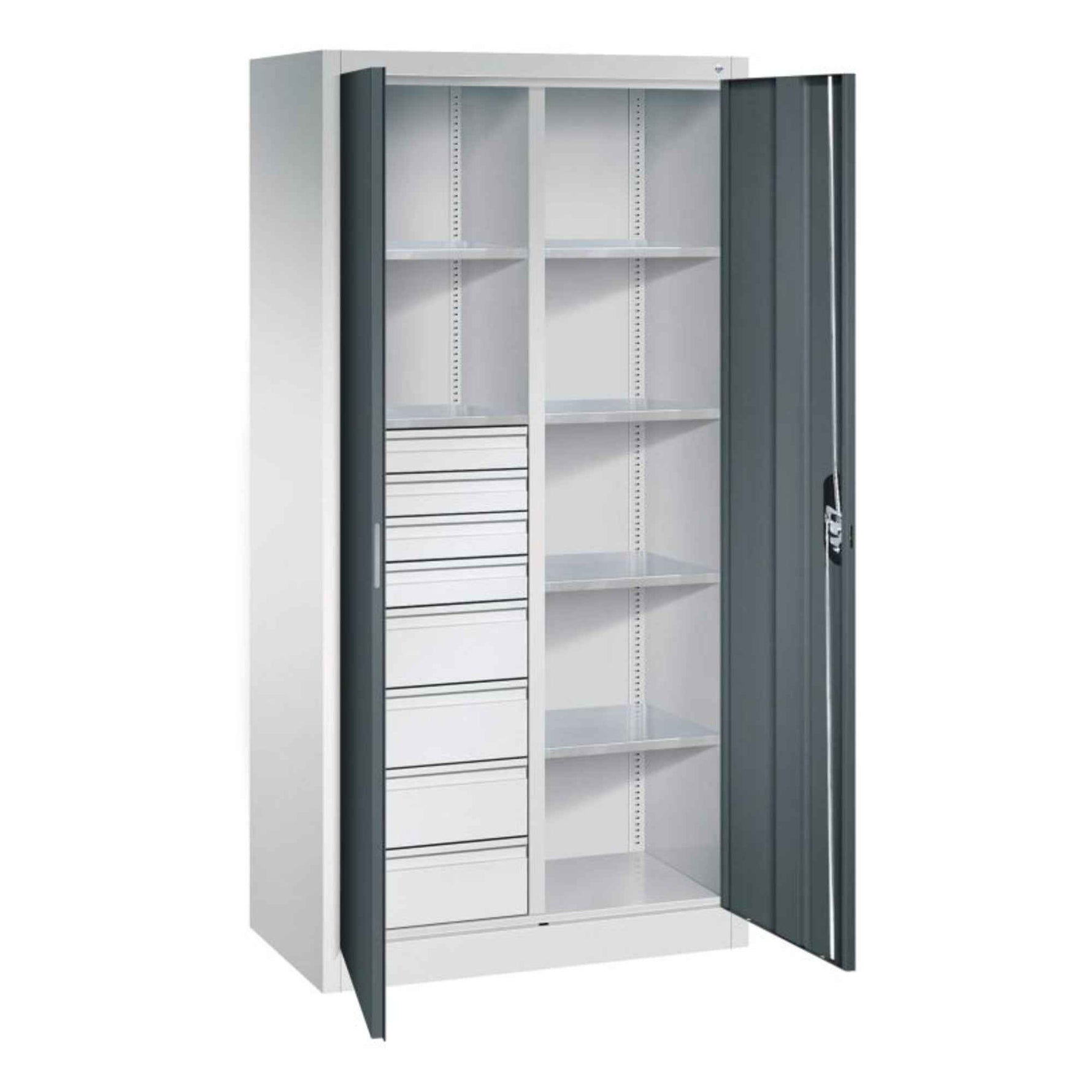 C+P Werkzeugschrank Acurado 89 930 x 1.950 x 500 mm (B x H x T) 4 Schubladen