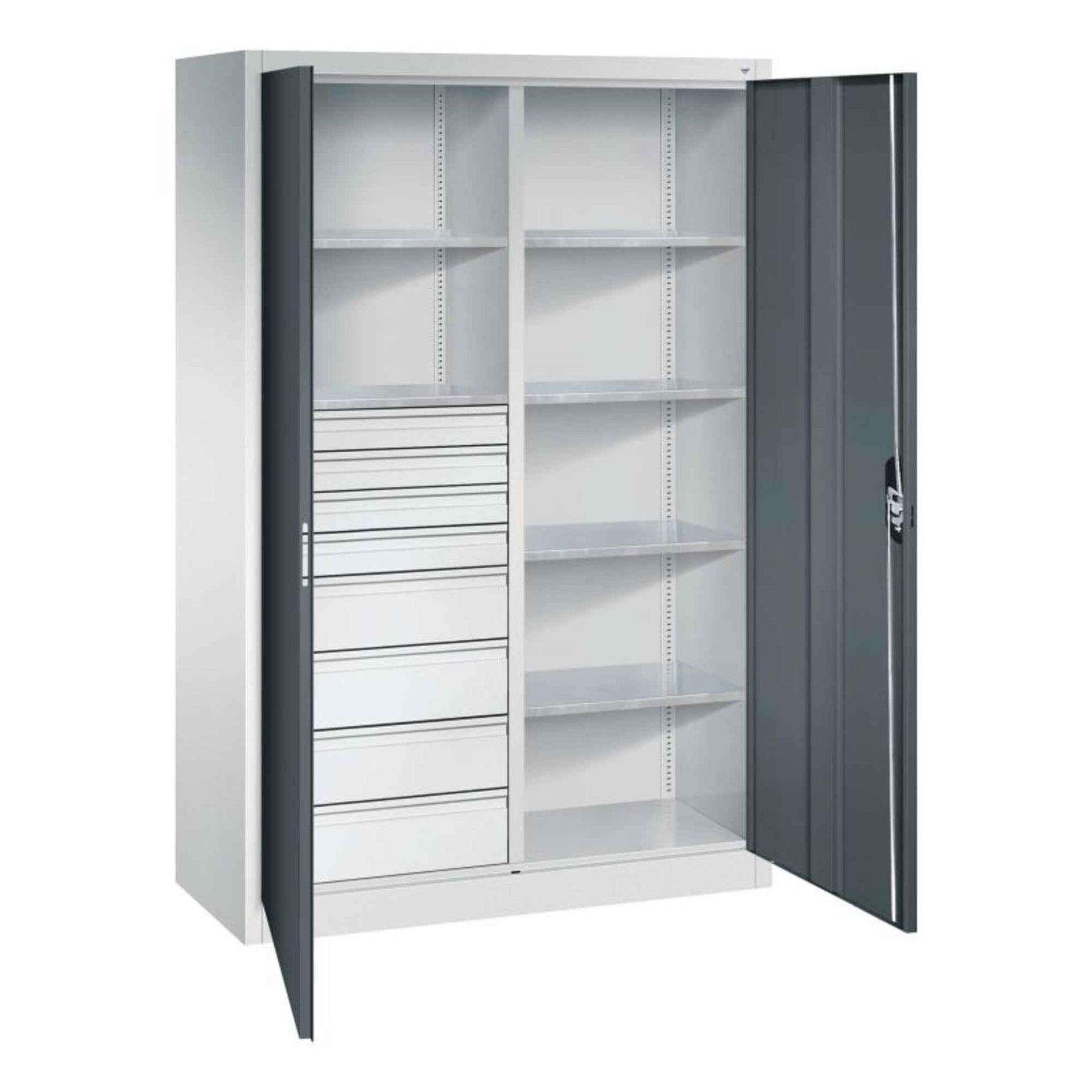 C+P Werkzeugschrank Acurado 89 930 x 1.950 x 500 mm (B x H x T) 4 Schubladen