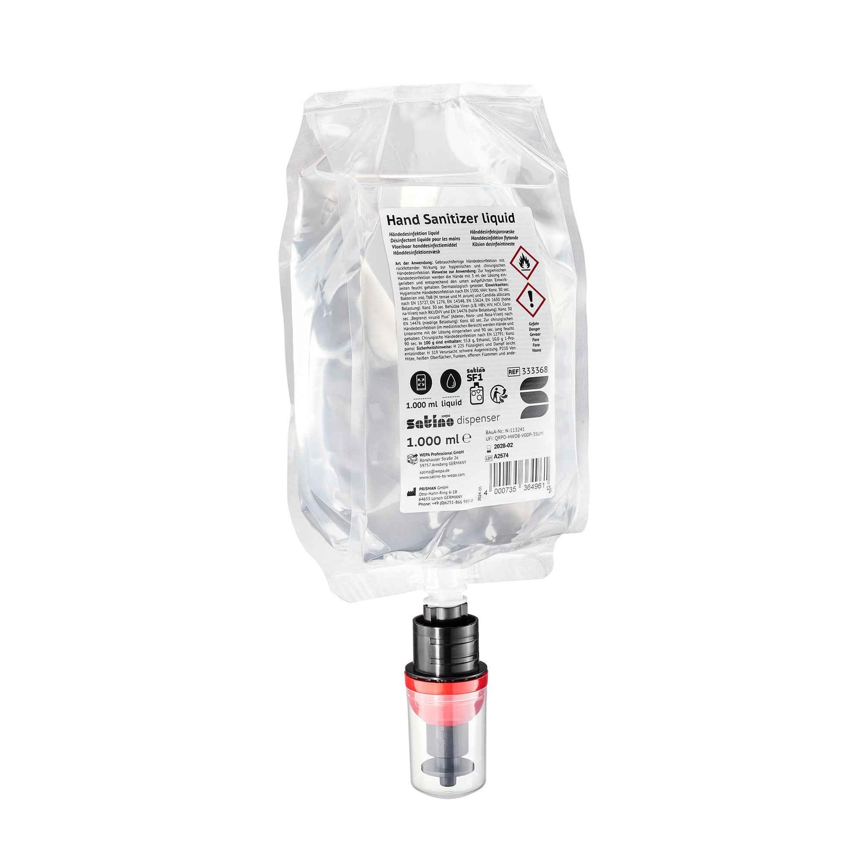 Satino by WEPA Handdesinfektion 1 l