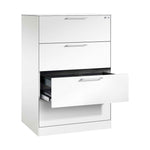 C+P Hängeregistraturschrank Asisto 440 x 1.298 x 600 mm (B x H x T) 1-bahnig schwarzgrau