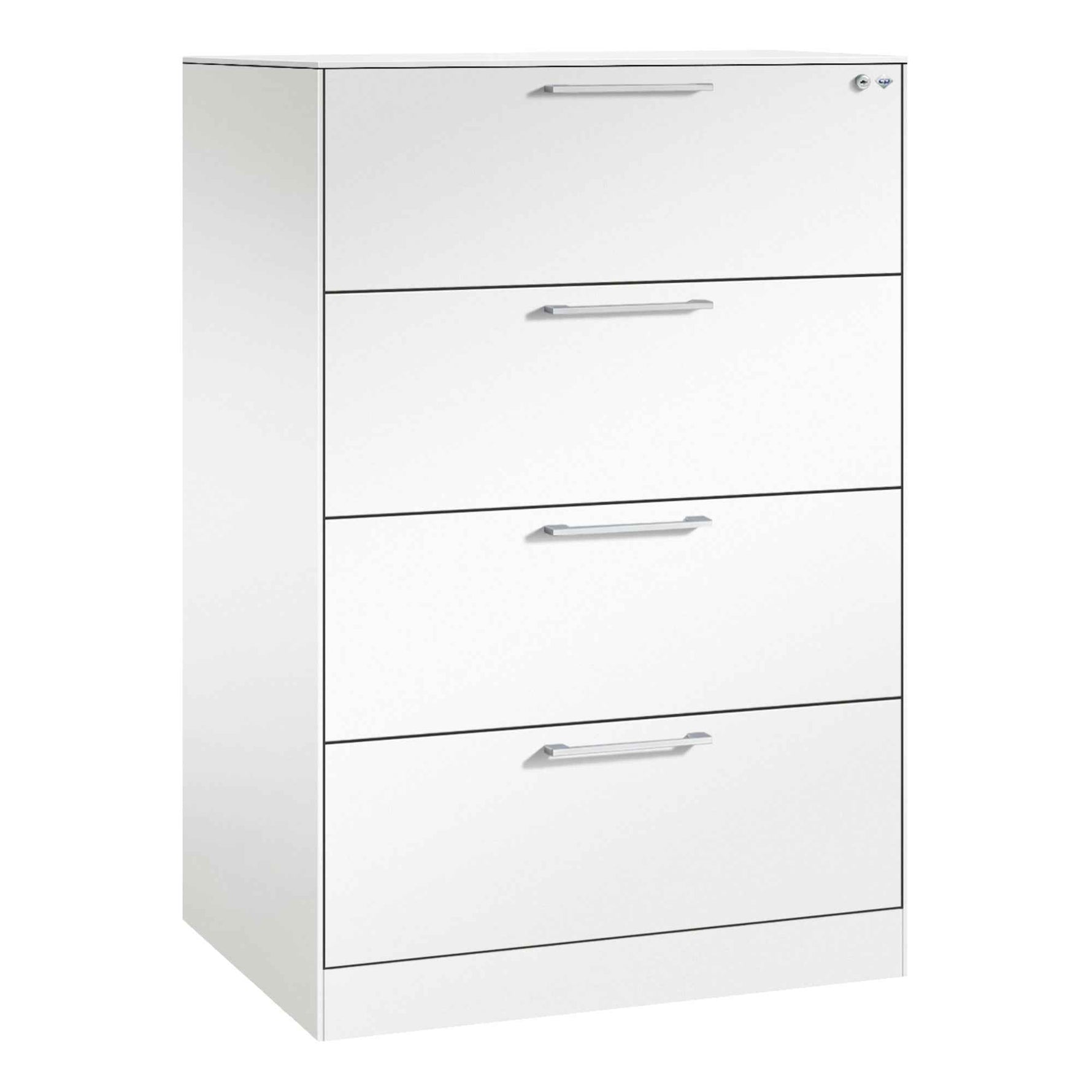 C+P Hängeregistraturschrank Asisto 440 x 1.298 x 600 mm (B x H x T) 1-bahnig schwarzgrau