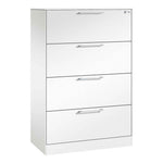 C+P Hängeregistraturschrank Asisto 440 x 1.298 x 600 mm (B x H x T) 1-bahnig schwarzgrau