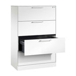 C+P Hängeregistraturschrank Asisto 440 x 1.298 x 600 mm (B x H x T) 1-bahnig schwarzgrau