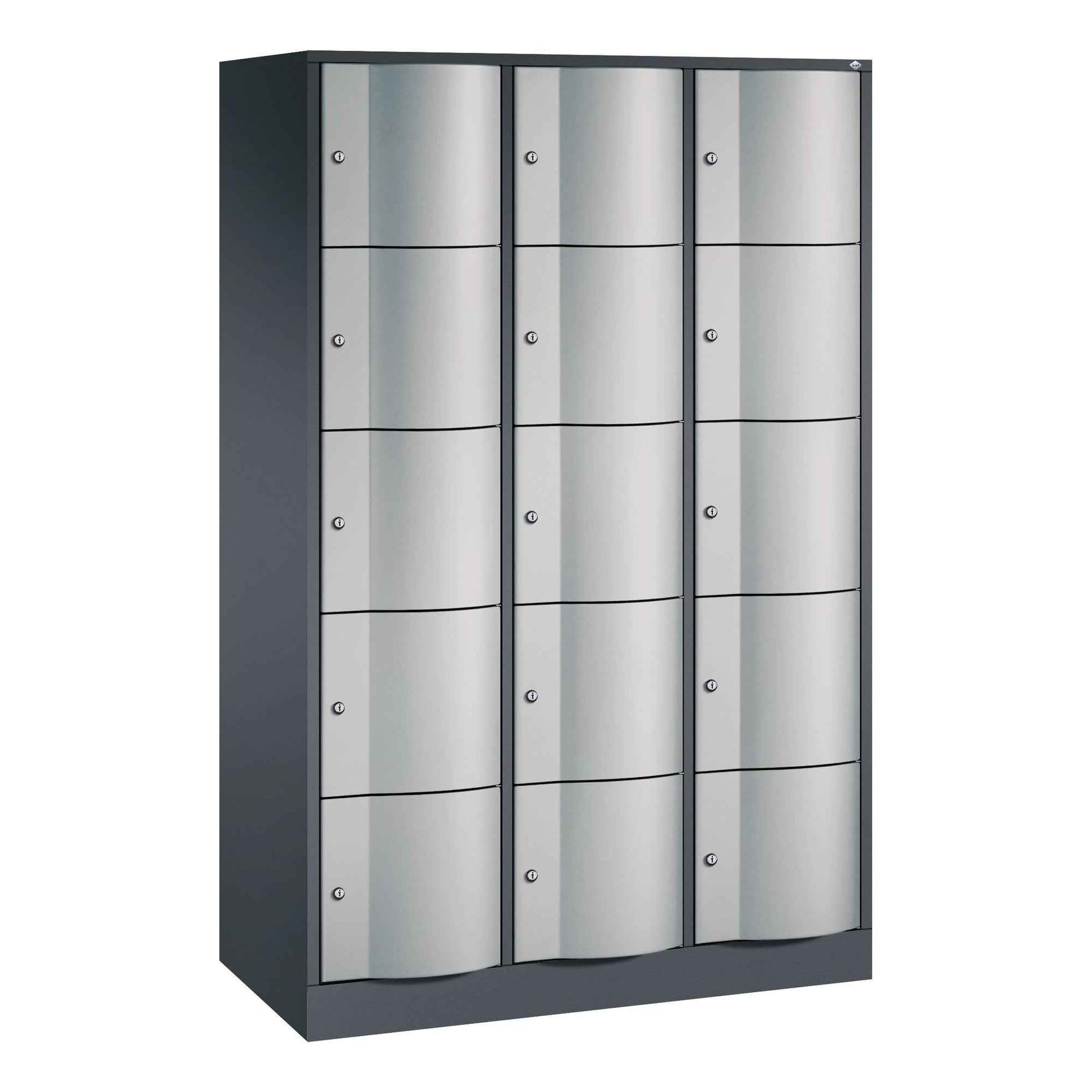 C+P Schließfachschrank Resisto 396 x 1.950 x 540 mm (B x H x T) 4 Fächer