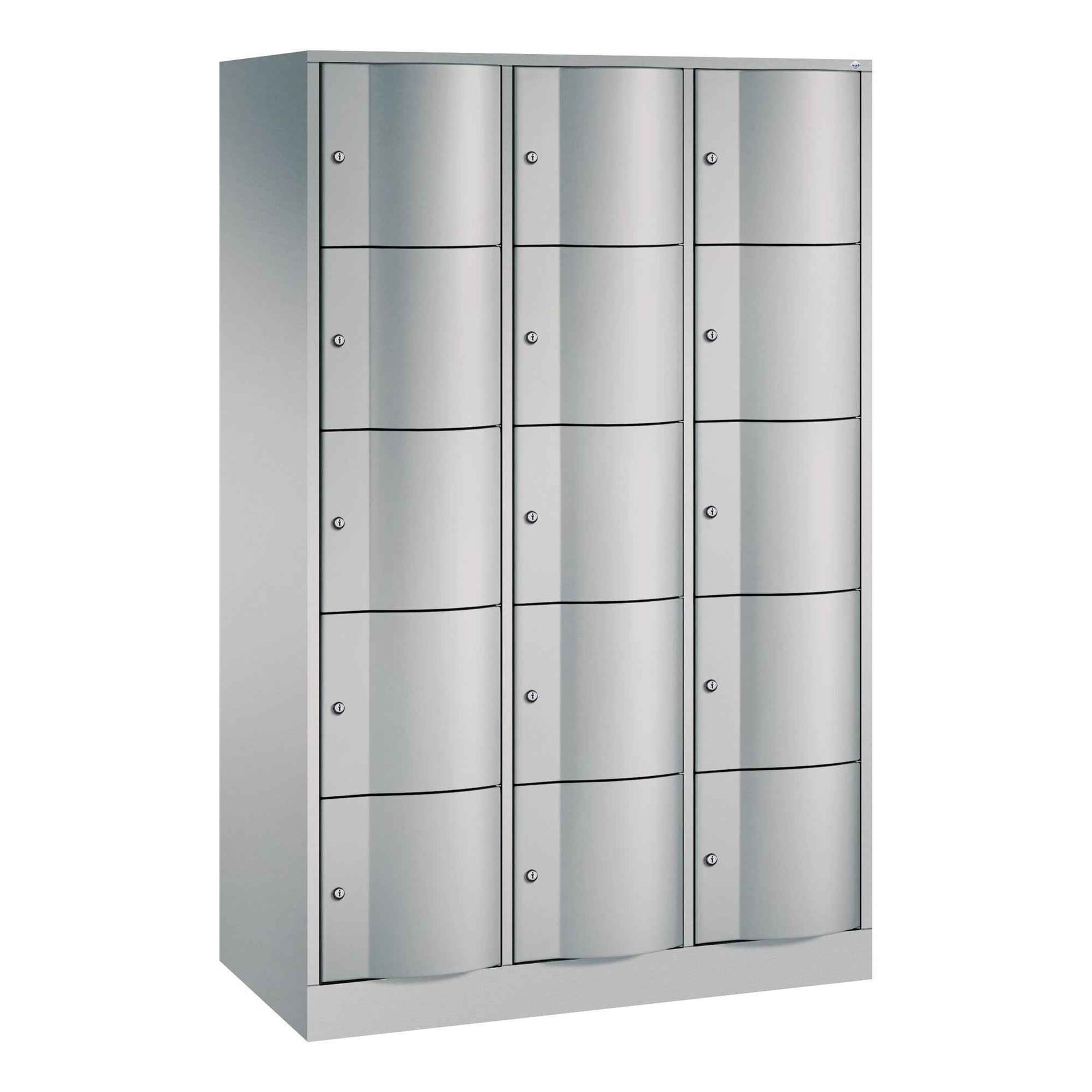 C+P Schließfachschrank Resisto 396 x 1.950 x 540 mm (B x H x T) 4 Fächer