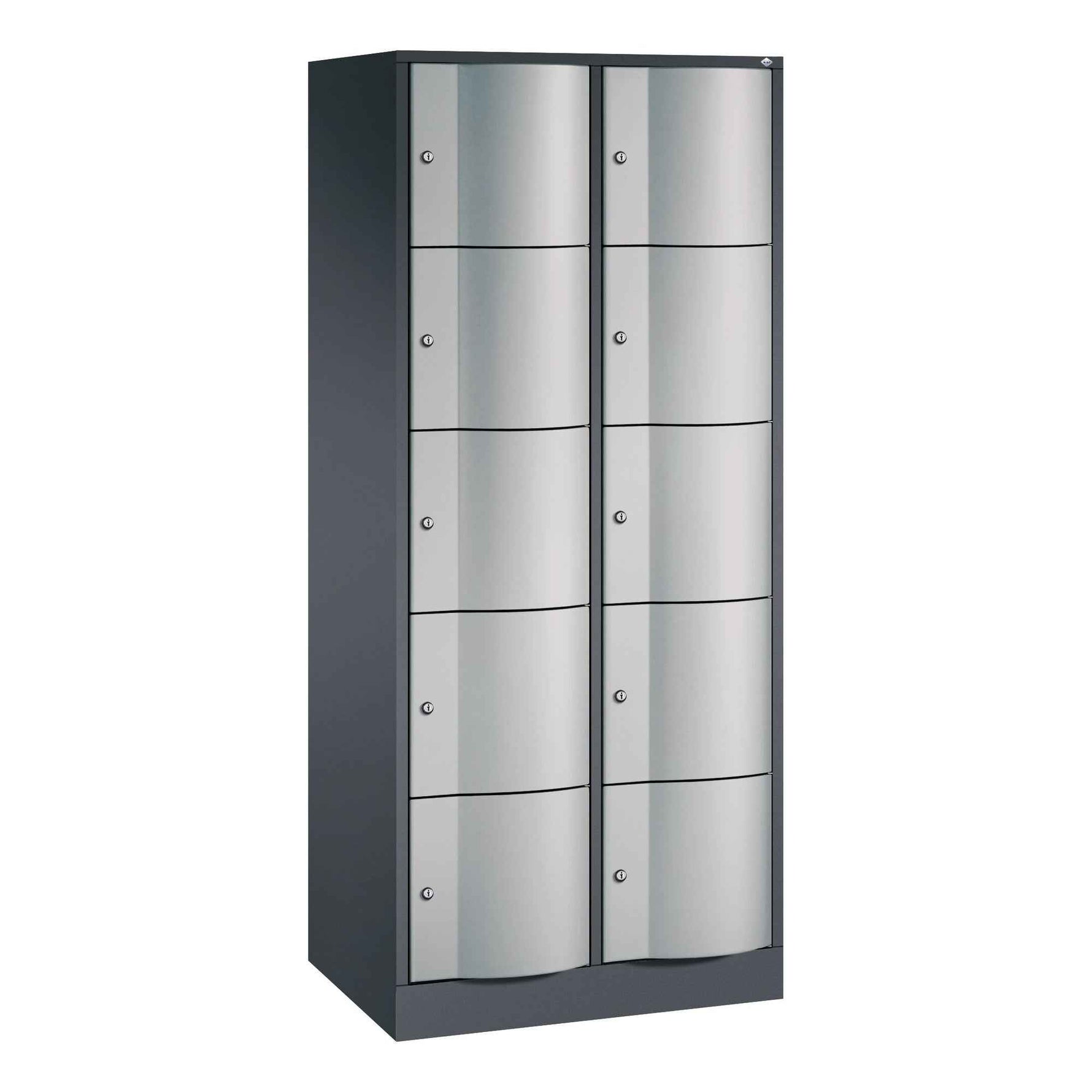 C+P Schließfachschrank Resisto 396 x 1.950 x 540 mm (B x H x T) 4 Fächer