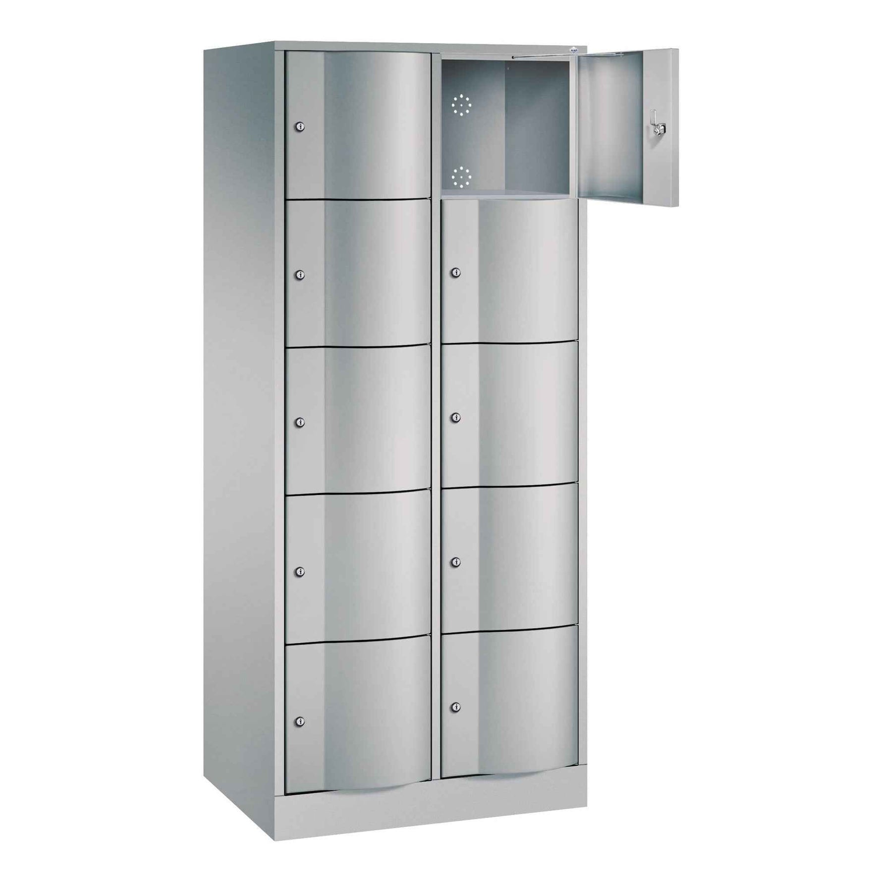 C+P Schließfachschrank Resisto 396 x 1.950 x 540 mm (B x H x T) 4 Fächer