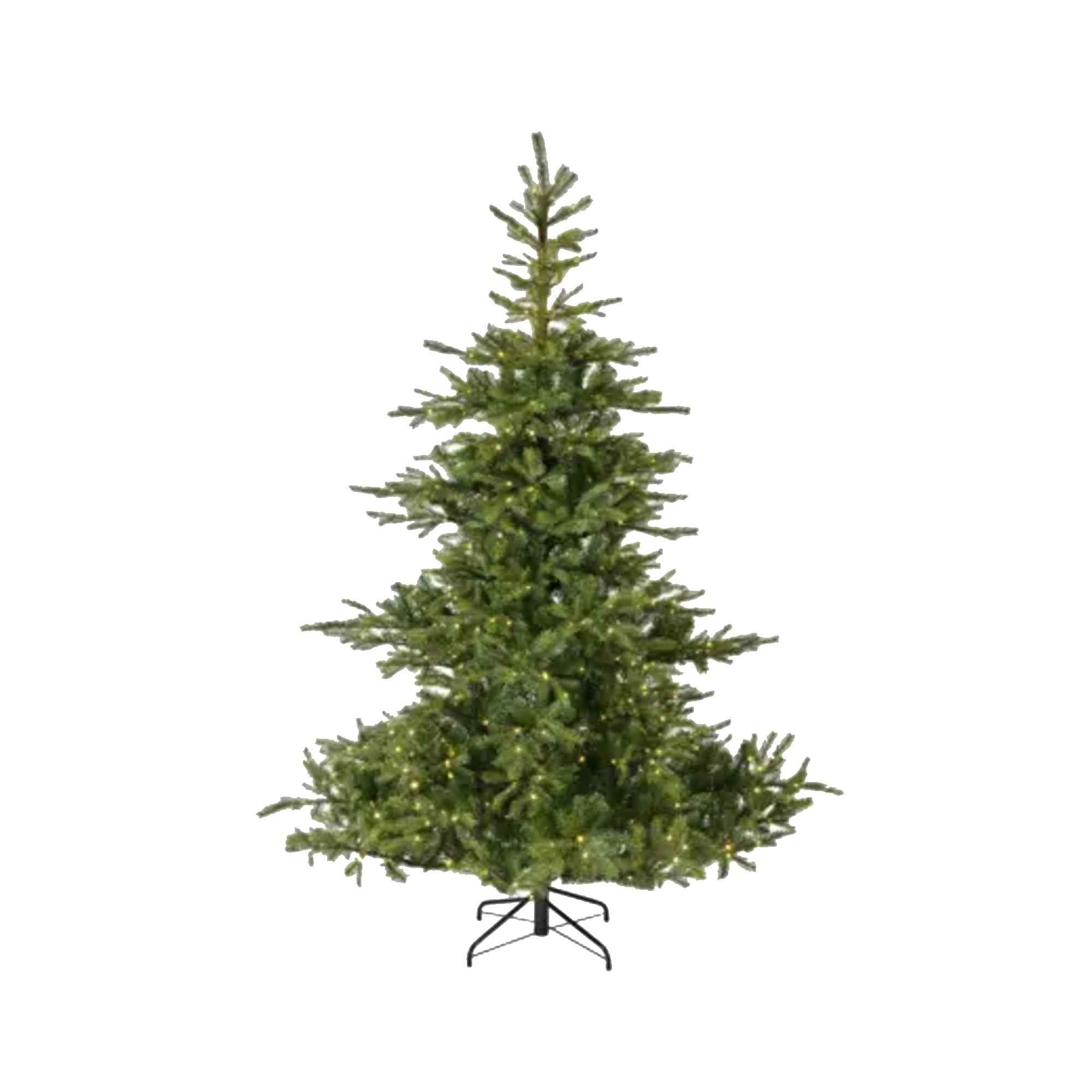 EVERLANDS Weihnachtsbaum Grandis Fir mit Beleuchtung 111 x 150 cm (Ø x H)