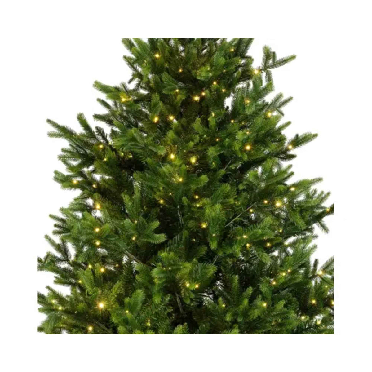 EVERLANDS Weihnachtsbaum Nordmann Tanne mit Beleuchtung 130 x 180 cm (Ø x H)