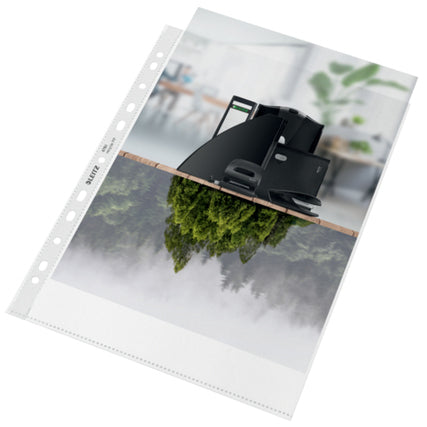 Leitz Prospekthülle Recycle DIN A4 transparent 100 St./Pack. – Produktbild 5
