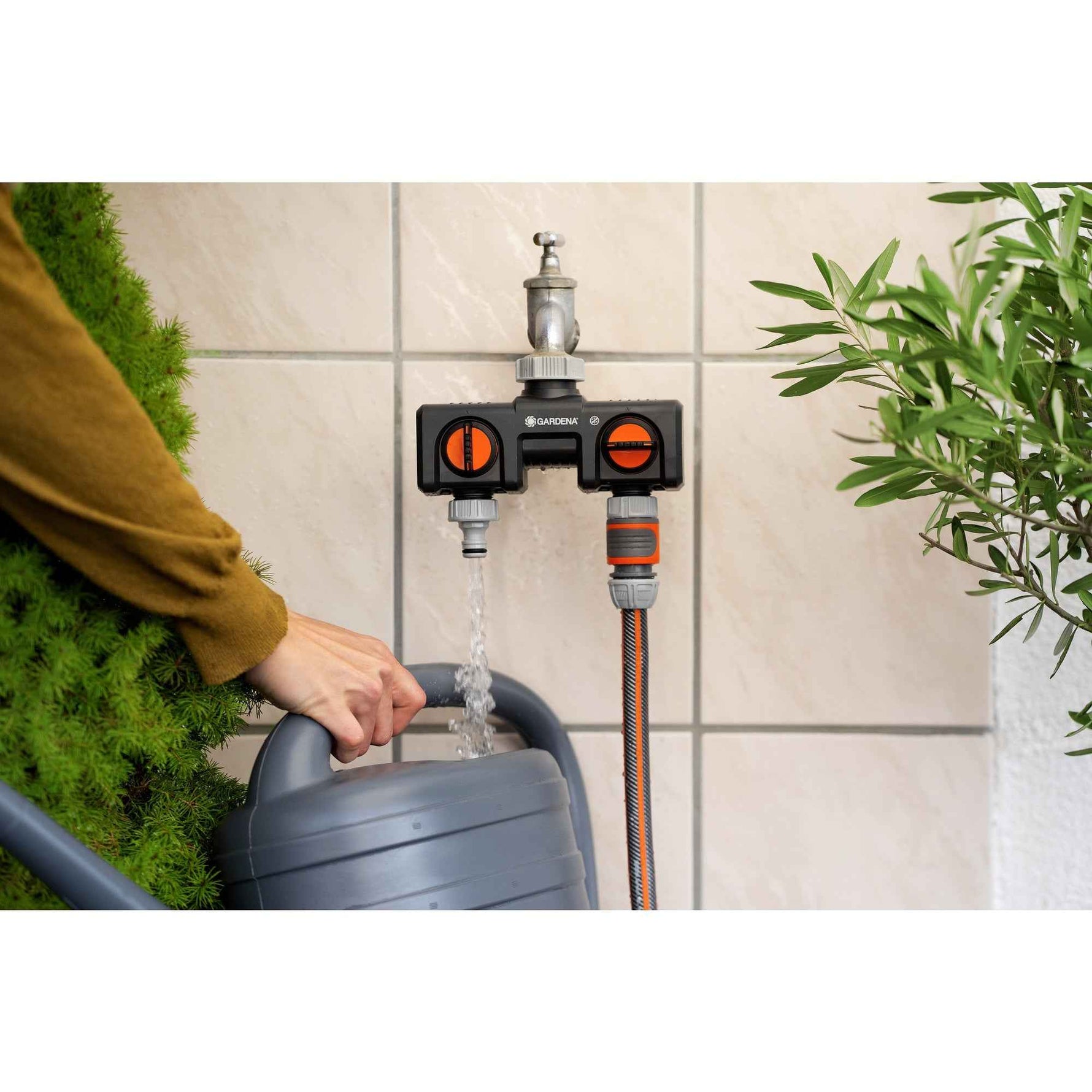 GARDENA Zubehör Wasserschlauch 2-Wege-Verteiler