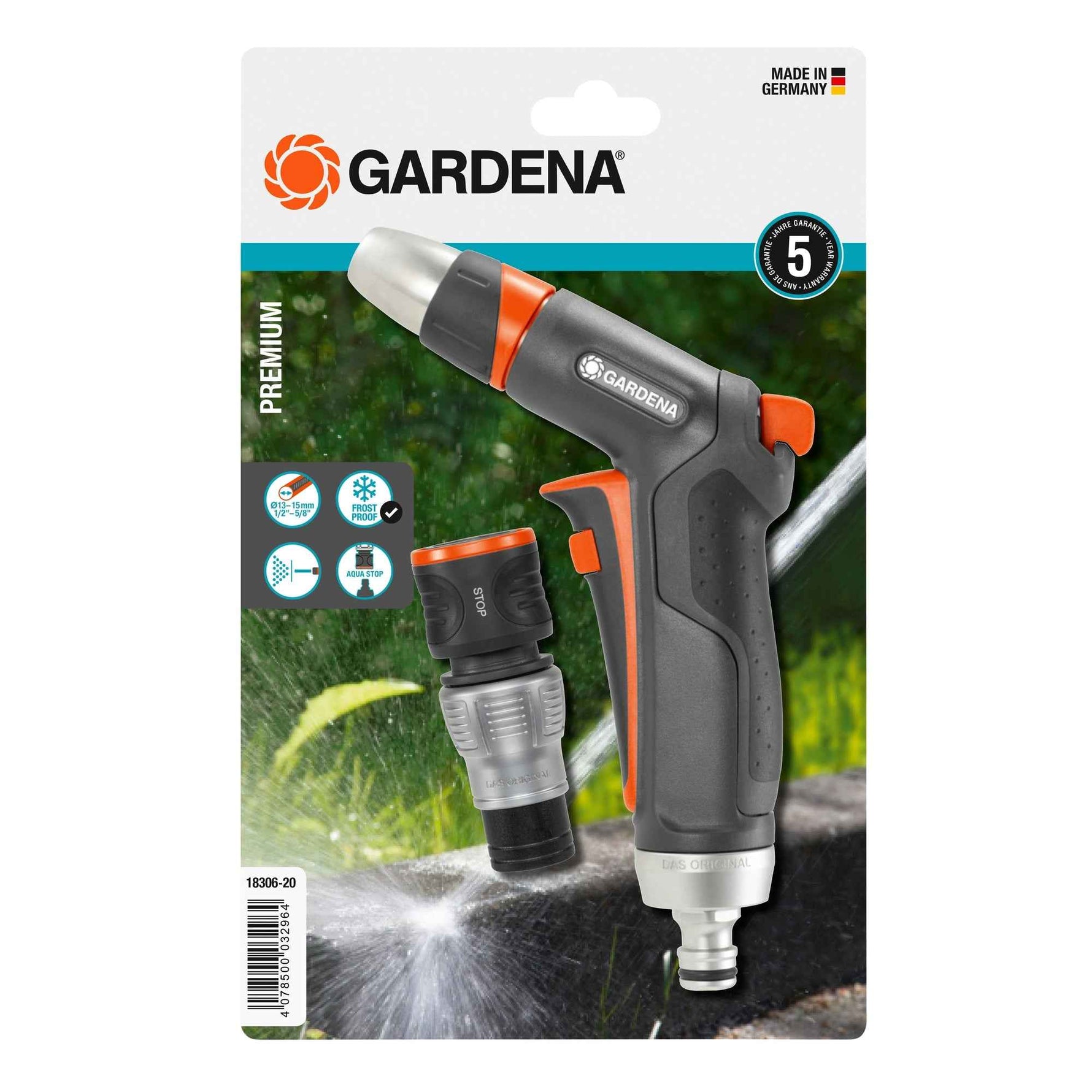 GARDENA Gartenbrause Multi-Reinigungsspritze Premium