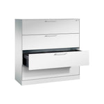C+P Hängeregistraturschrank Asisto 440 x 1.298 x 600 mm (B x H x T) 1-bahnig schwarzgrau