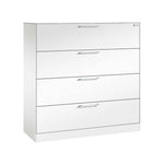 C+P Hängeregistraturschrank Asisto 440 x 1.298 x 600 mm (B x H x T) 1-bahnig schwarzgrau