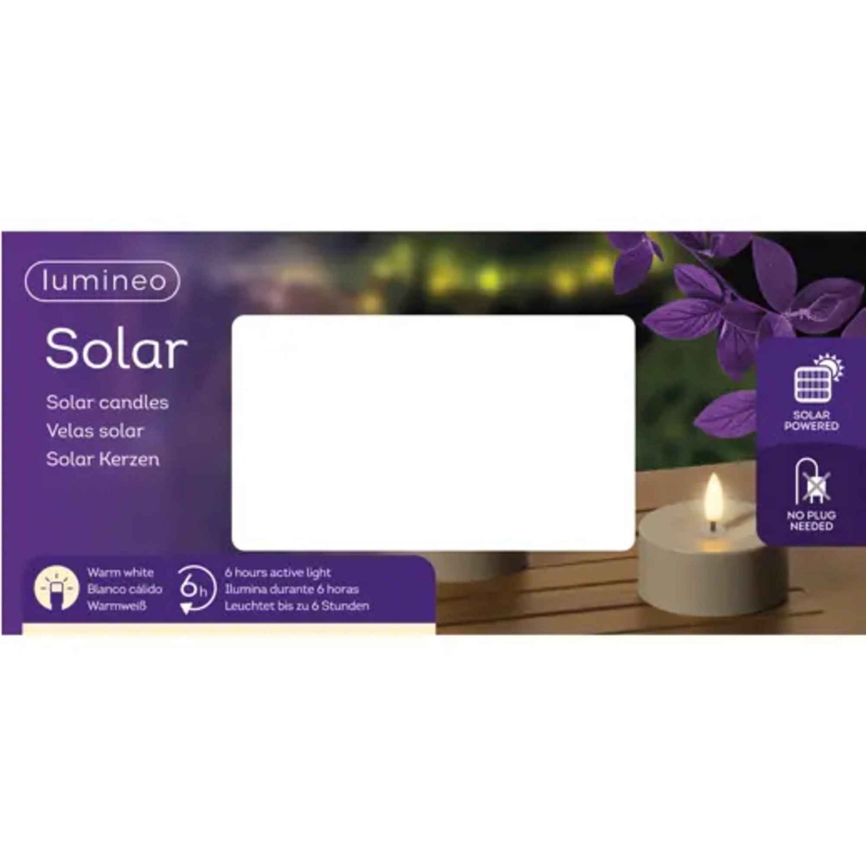 LUMINEO Solarleuchte Teelicht