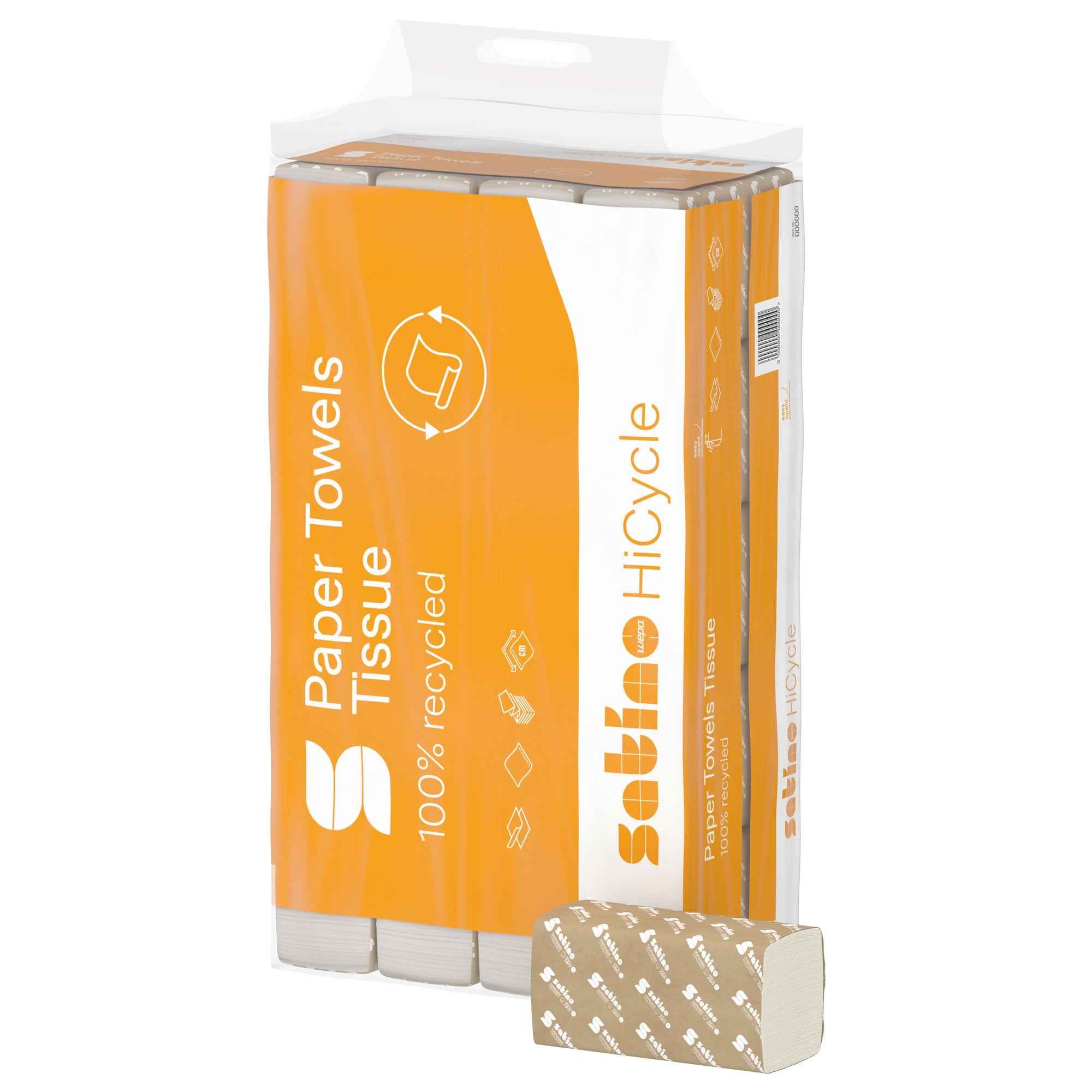Satino by WEPA Papierhandtücher HiCycle 20,6 x 32 cm (B x L)