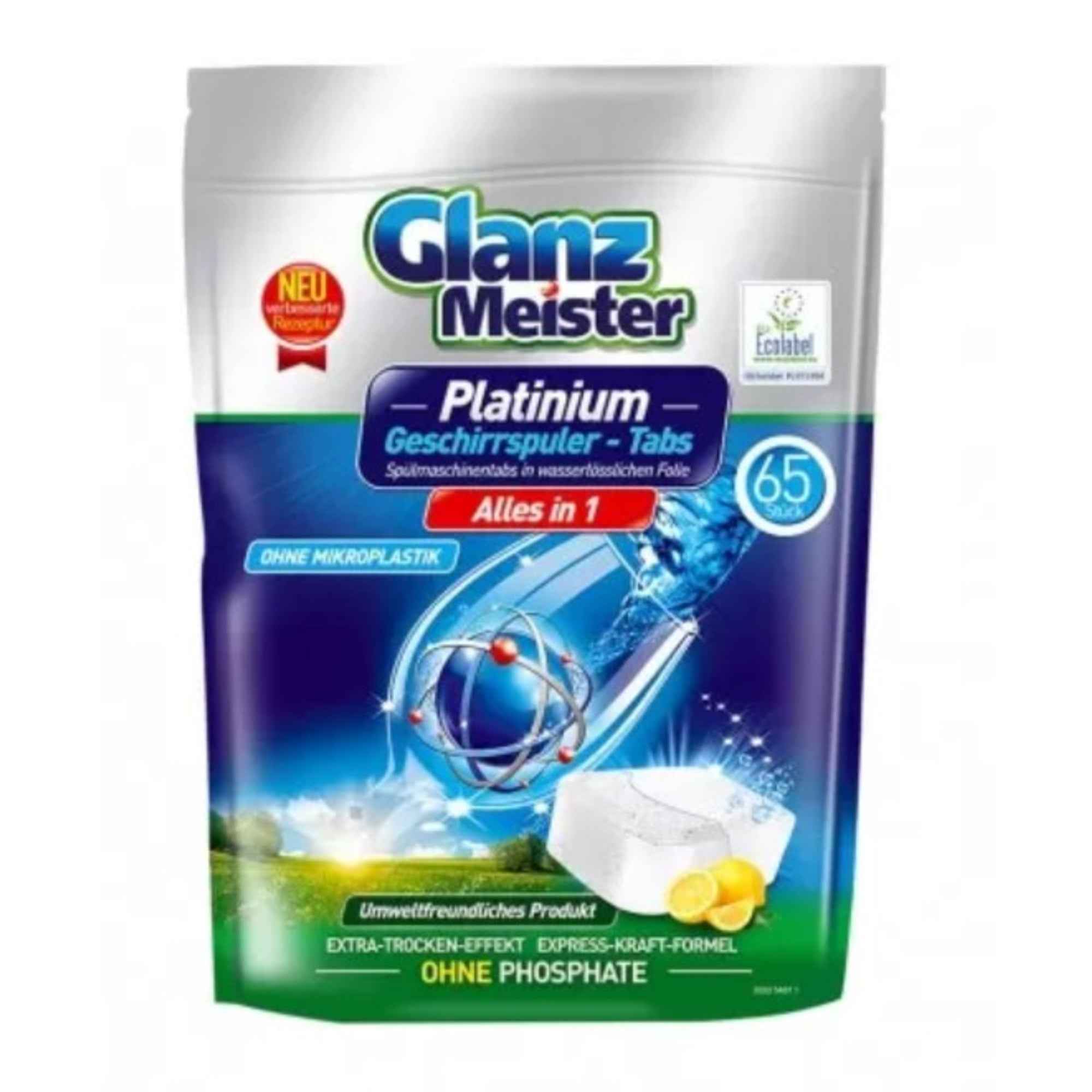 Glanzmeister Spülmaschinentabs Platinum