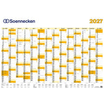 Soennecken Plakatkalender 2027 Karton, folienkaschiert
