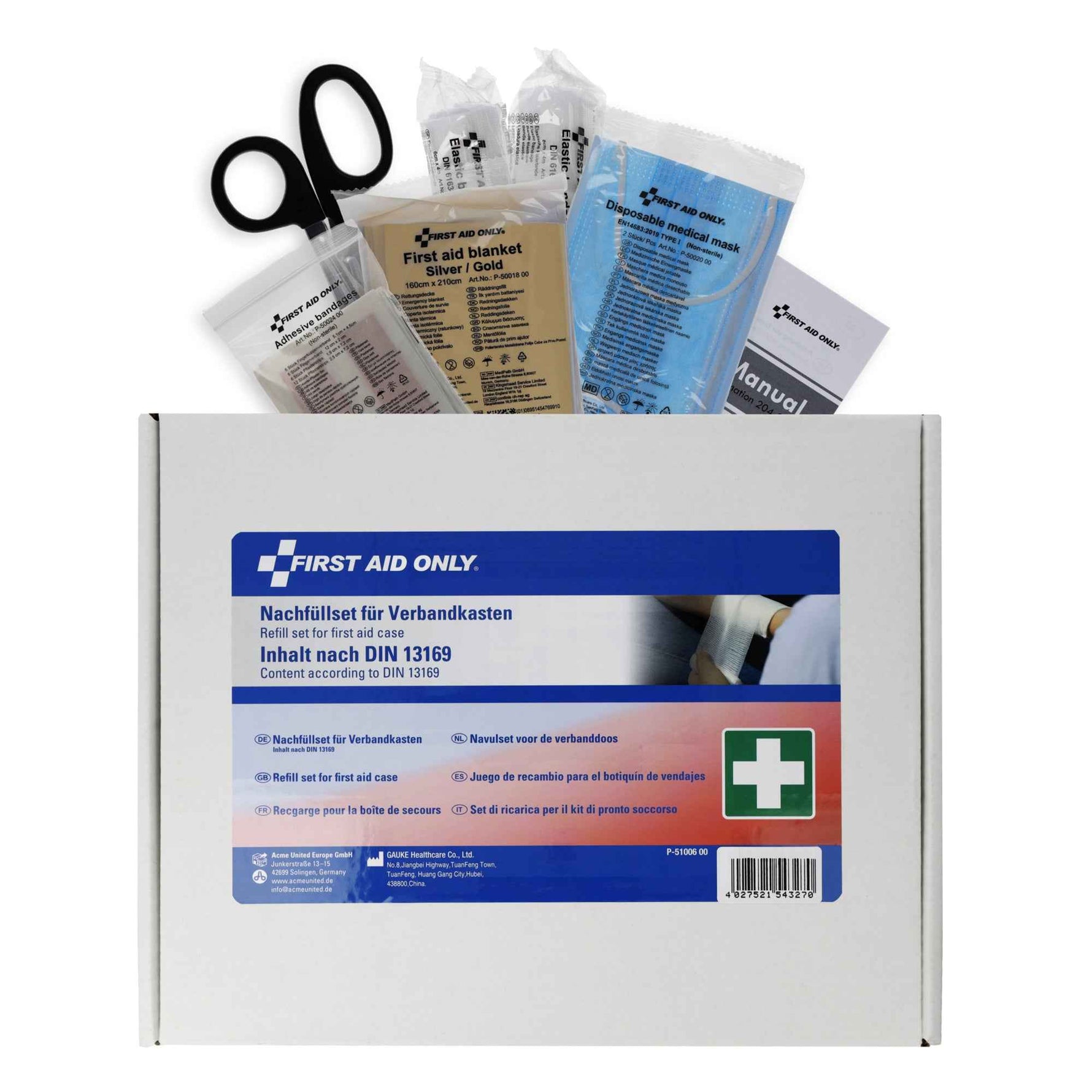 FIRST AID ONLY Erste Hilfe Nachfüllset DIN 13169