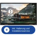 Legamaster Professionelles Display EVOLVE PRO mit Installation und Einweisung 65"
