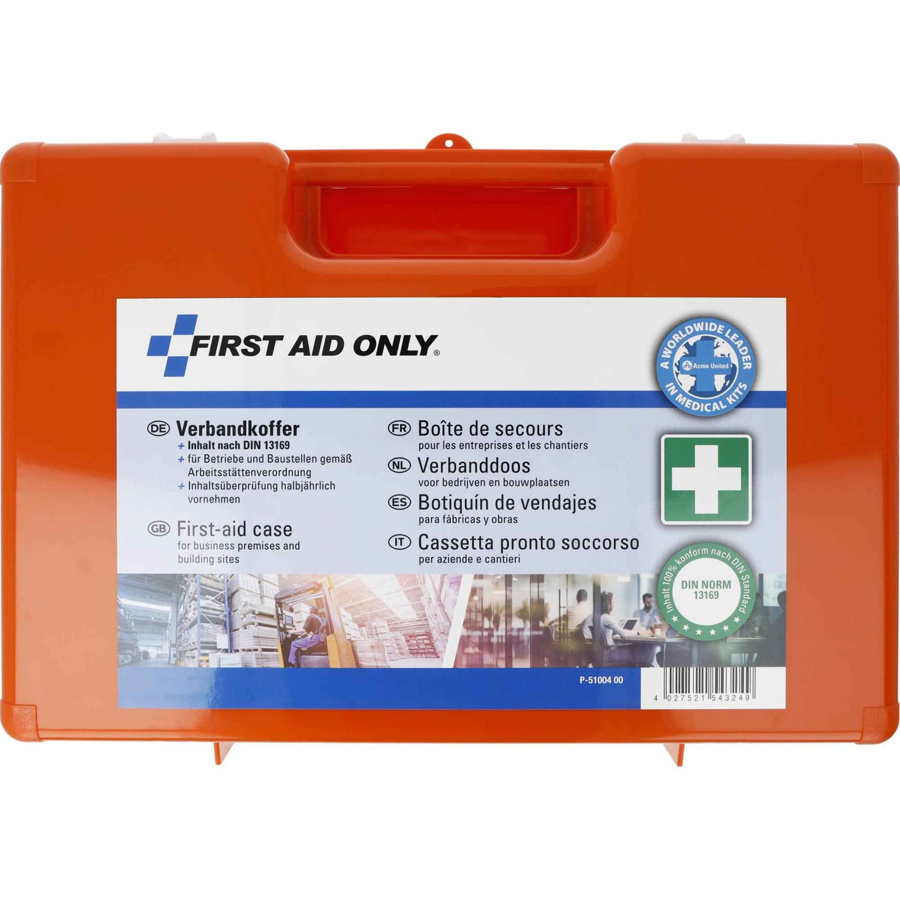 FIRST AID ONLY Erste Hilfe Koffer DIN 13169