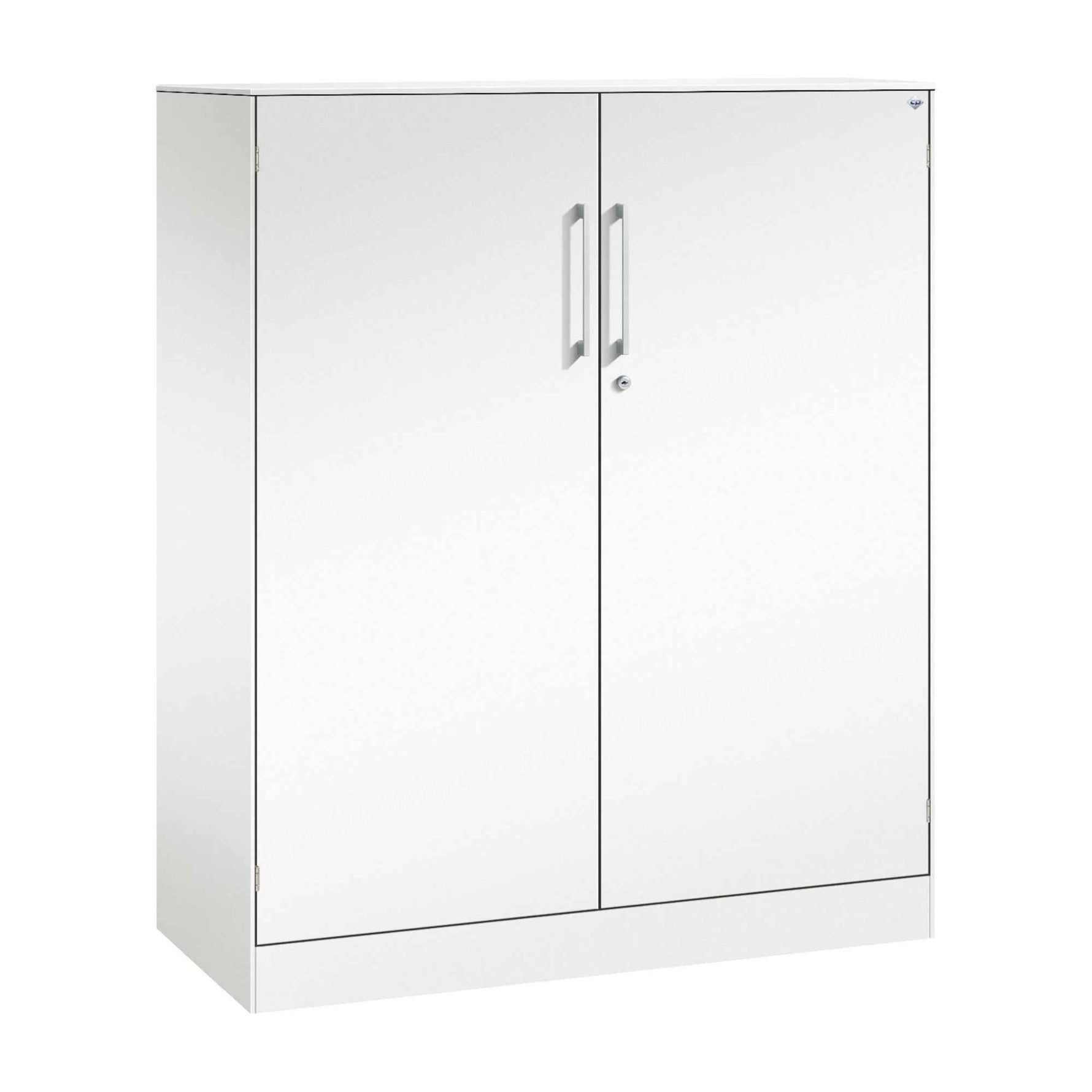 C+P Flügeltürenschrank Asisto 800 x 1.310 x 435 mm (B x H x T) schwarzgrau