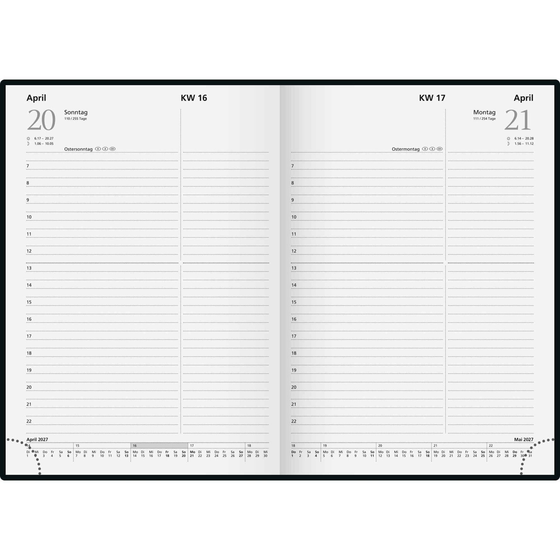 rido/idé Buchkalender 2027