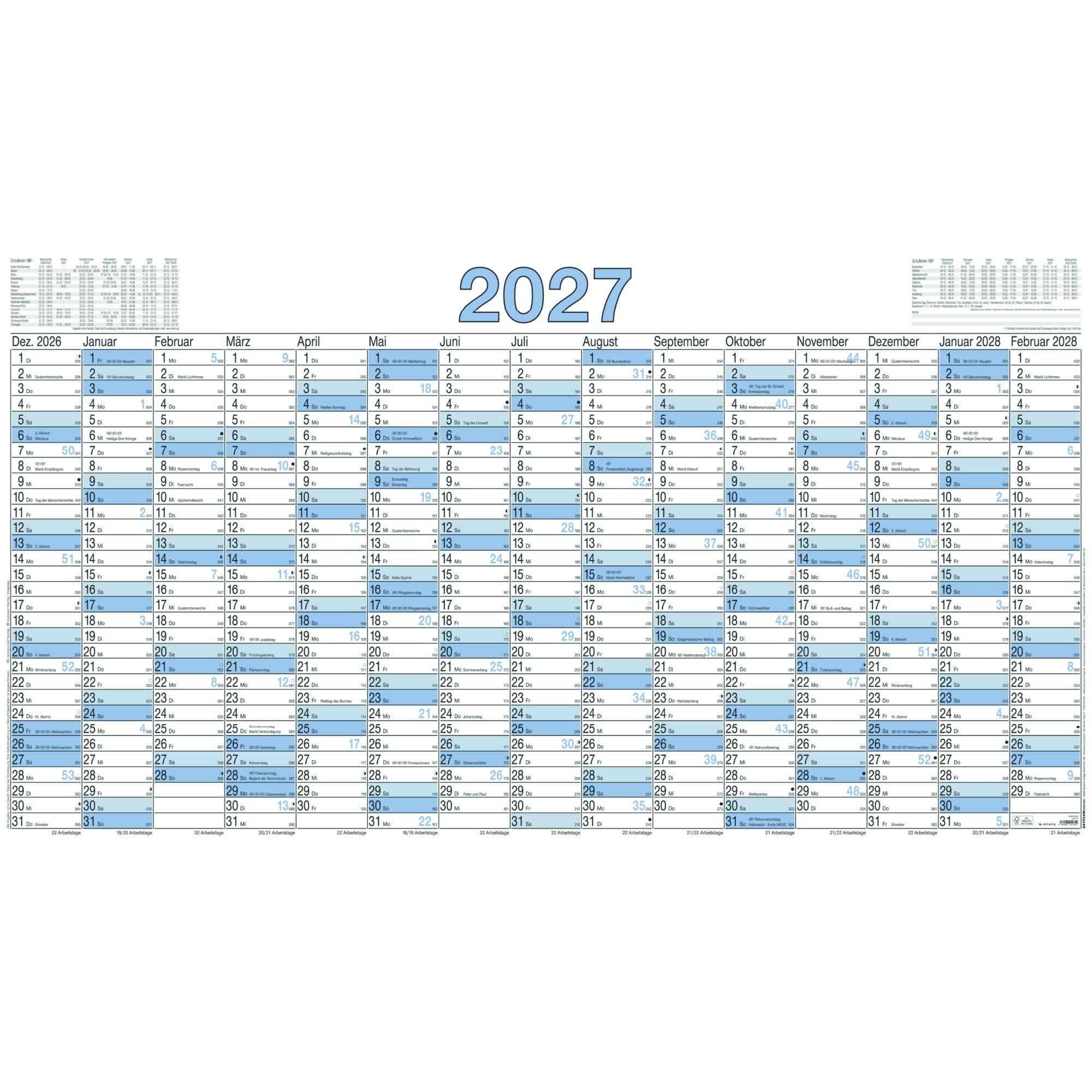 ZETTLER Plakatkalender 2027