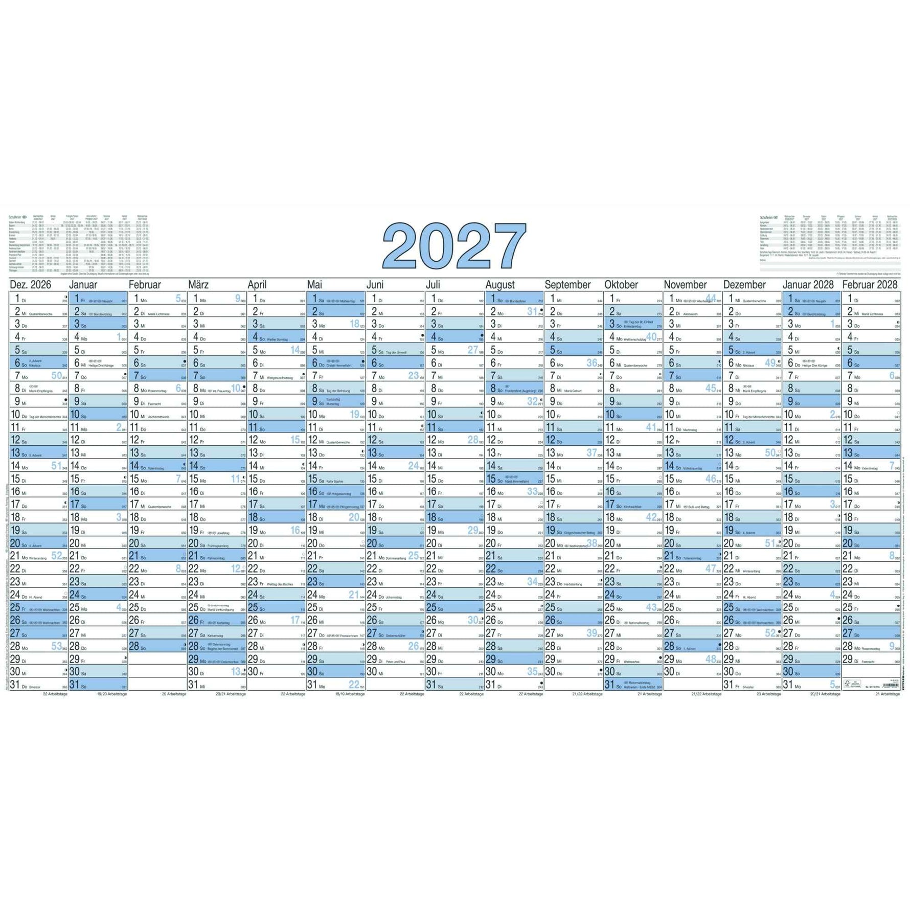 ZETTLER Plakatkalender 2027