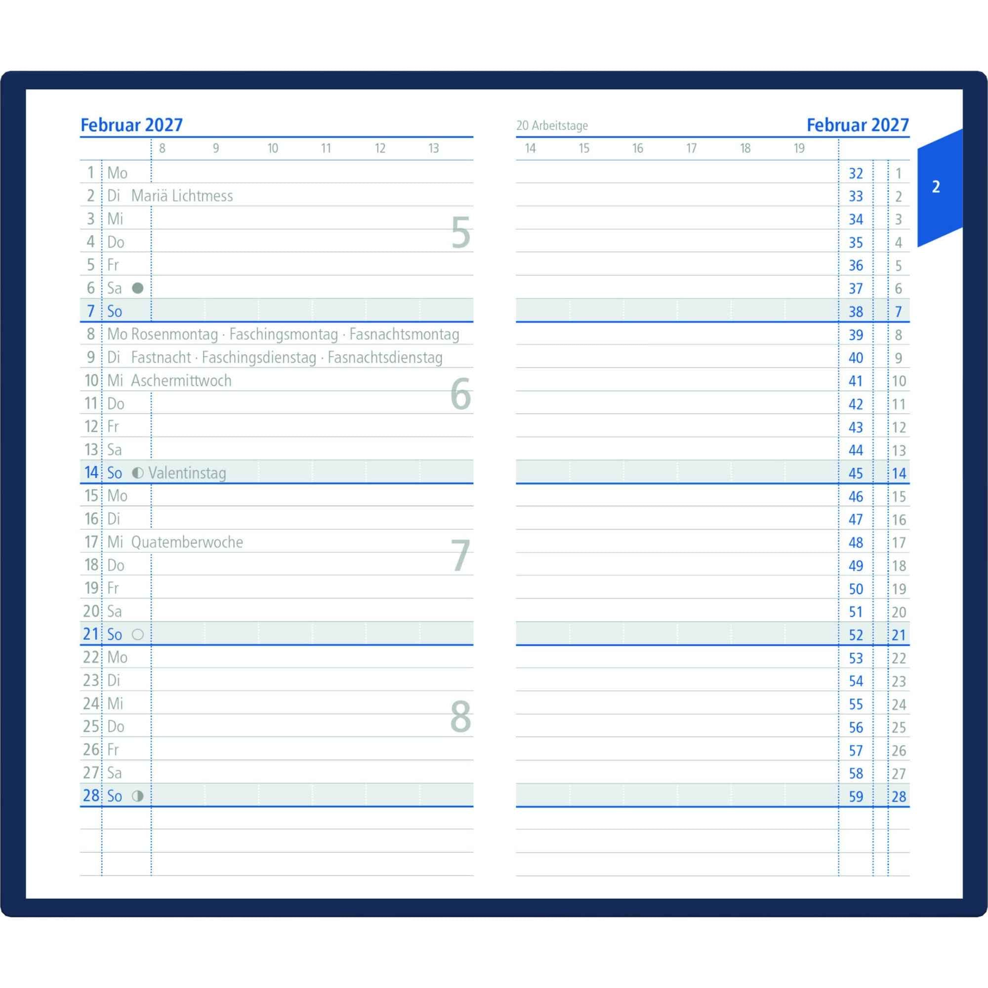 ZETTLER Taschenkalender 2027