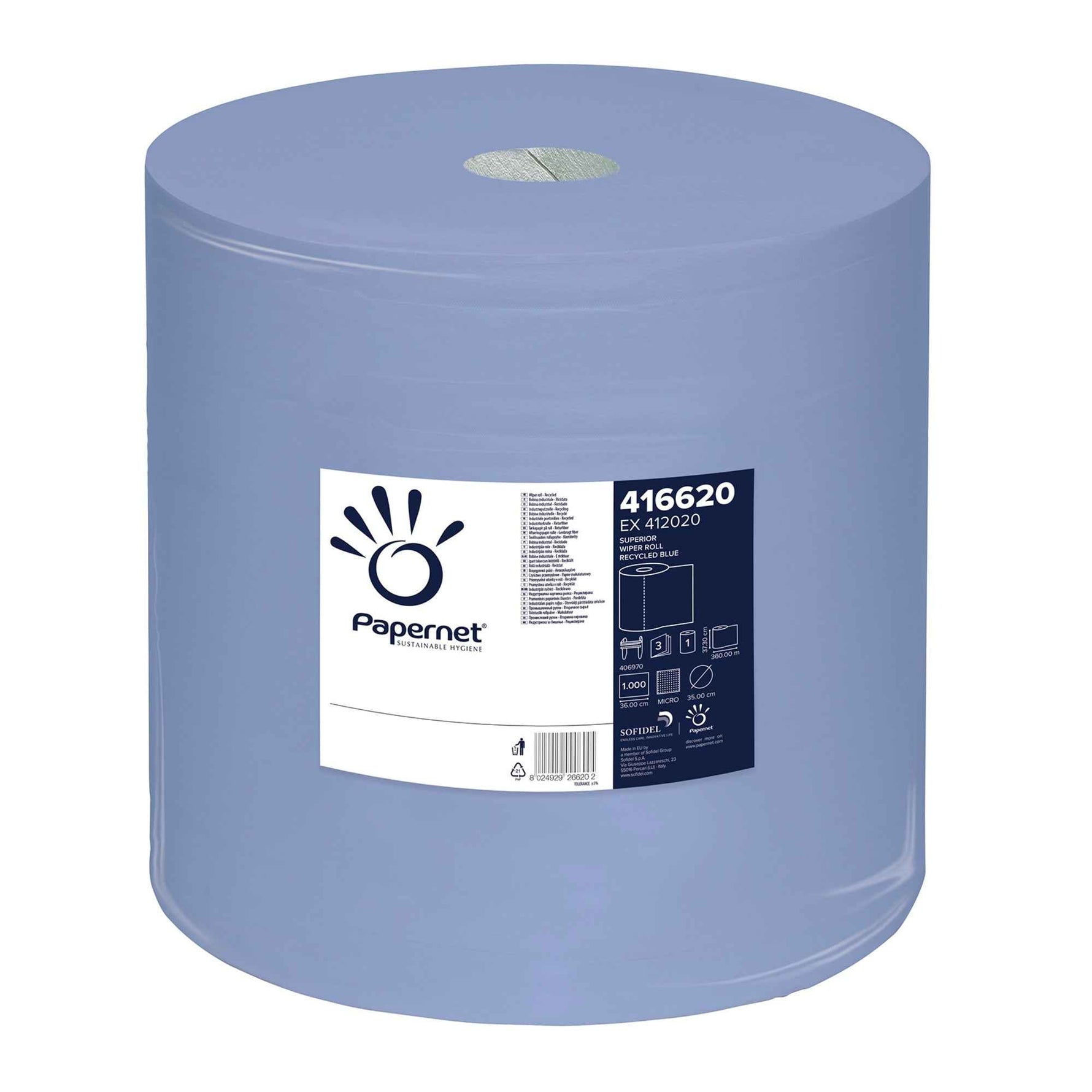 Papernet Putzrollen Industrie