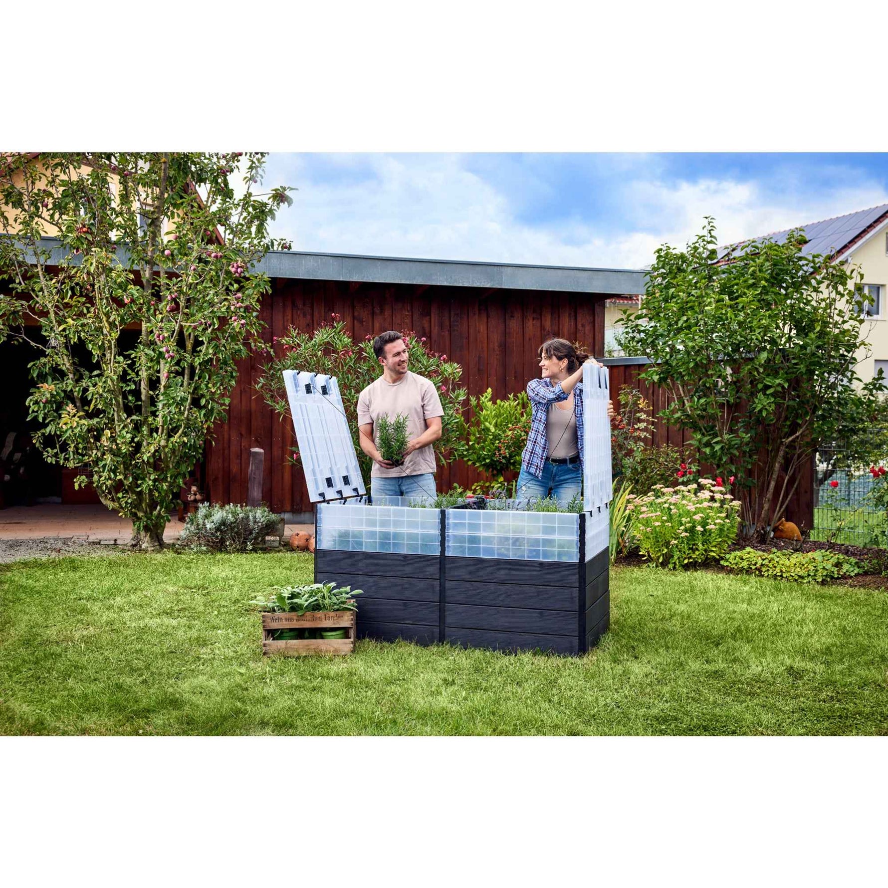 Garantia Hochbeet ERGO QUADRO TurboPlus 2 L 80 braun