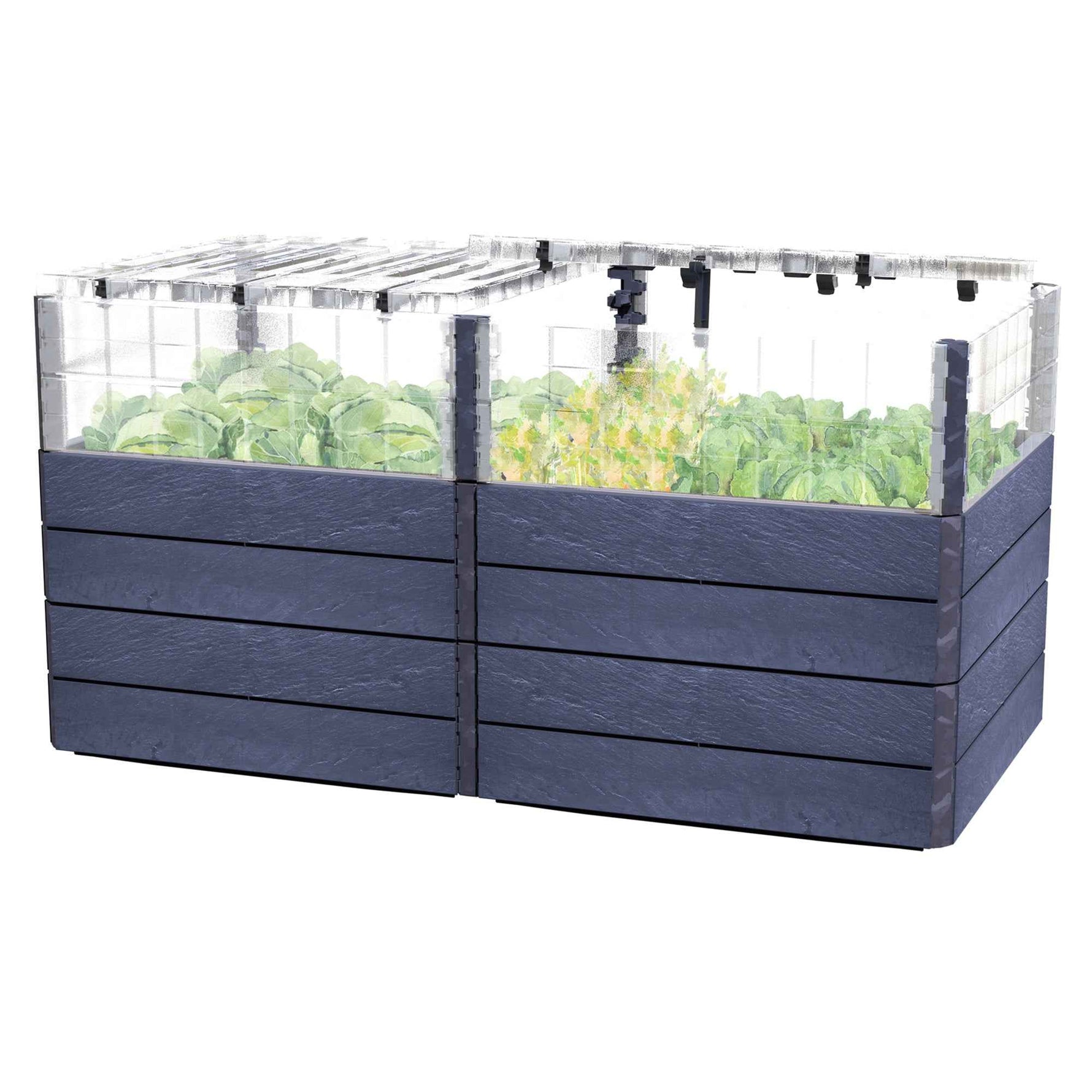 Garantia Hochbeet ERGO QUADRO TurboPlus 2 L 80 braun