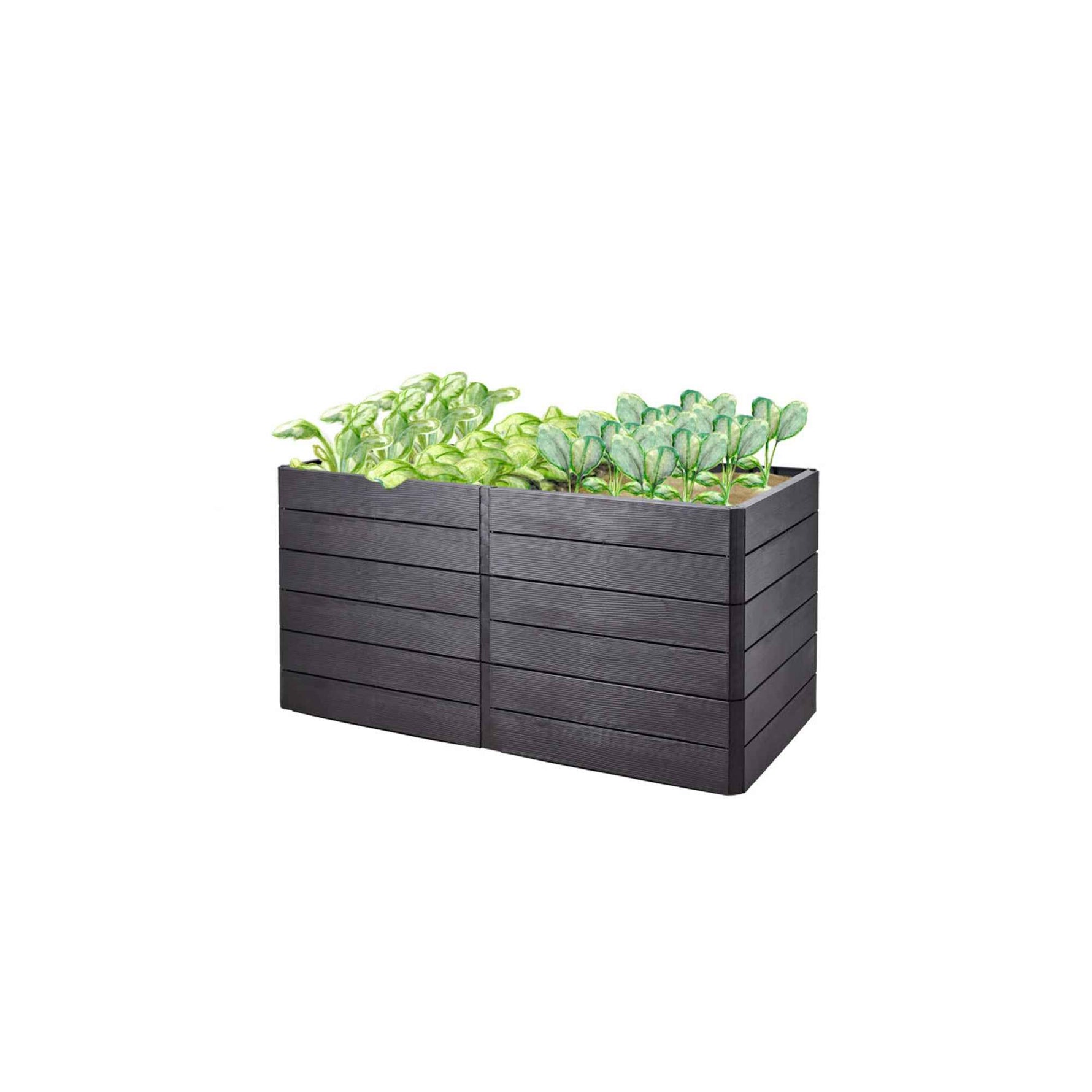 Garantia Hochbeet ERGO QUADRO 2 L 75 braun