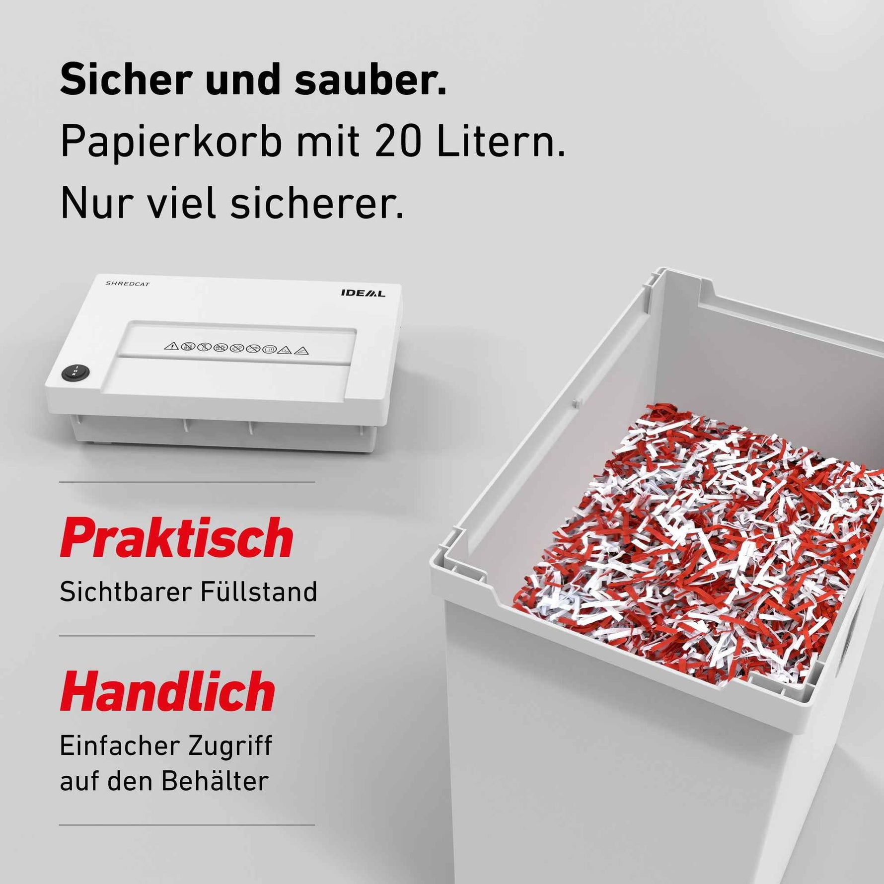 IDEAL Aktenvernichter Shredcat 8100 CC