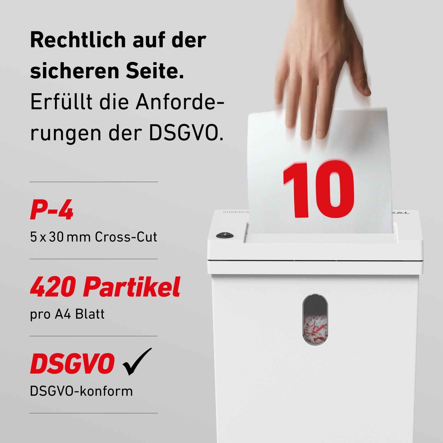 IDEAL Aktenvernichter Shredcat 8100 CC