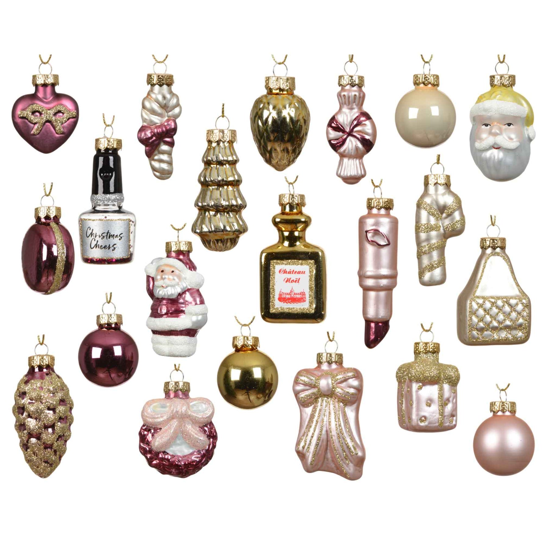 DECORIS Adventskalender Christbaumschmuck
