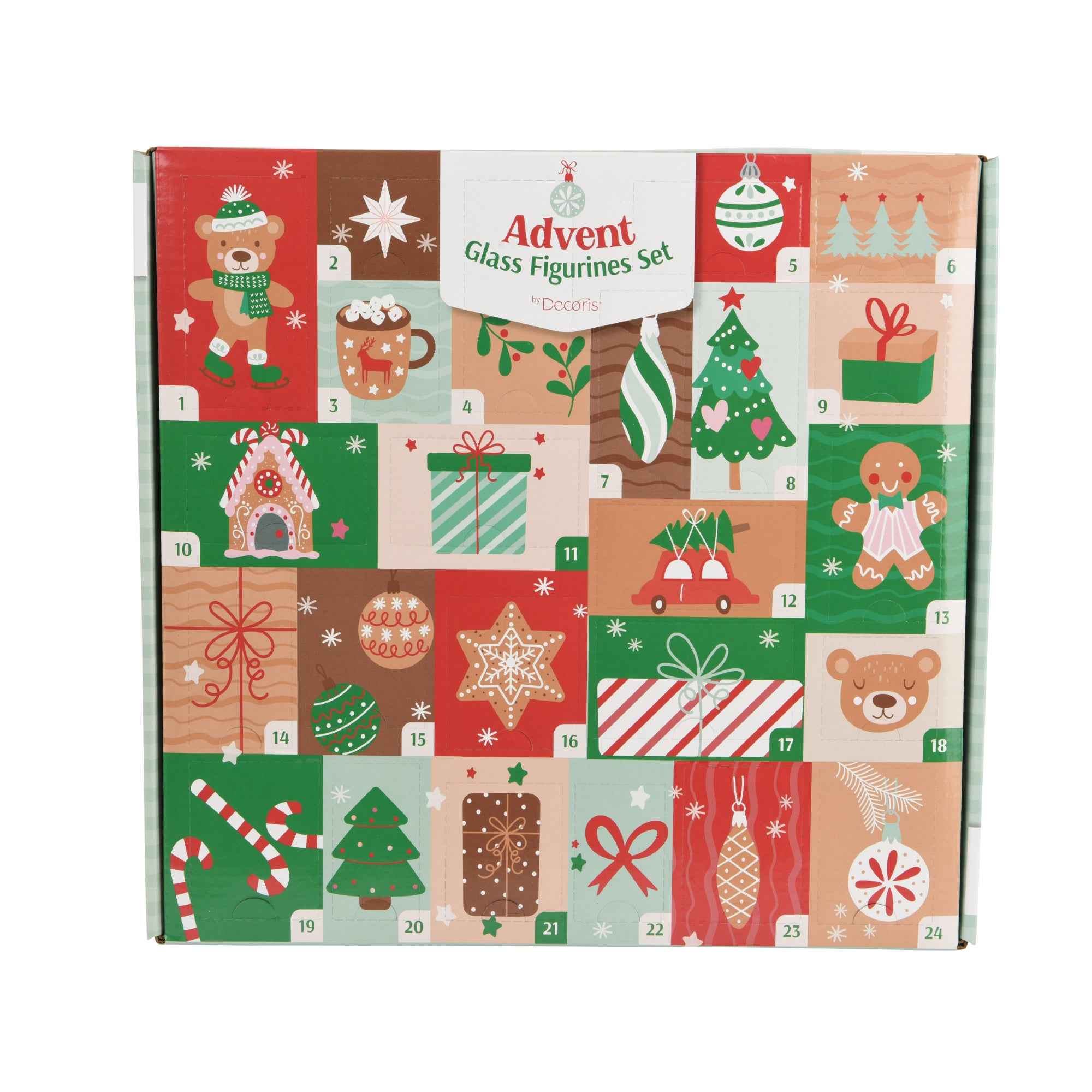 DECORIS Adventskalender Christbaumschmuck