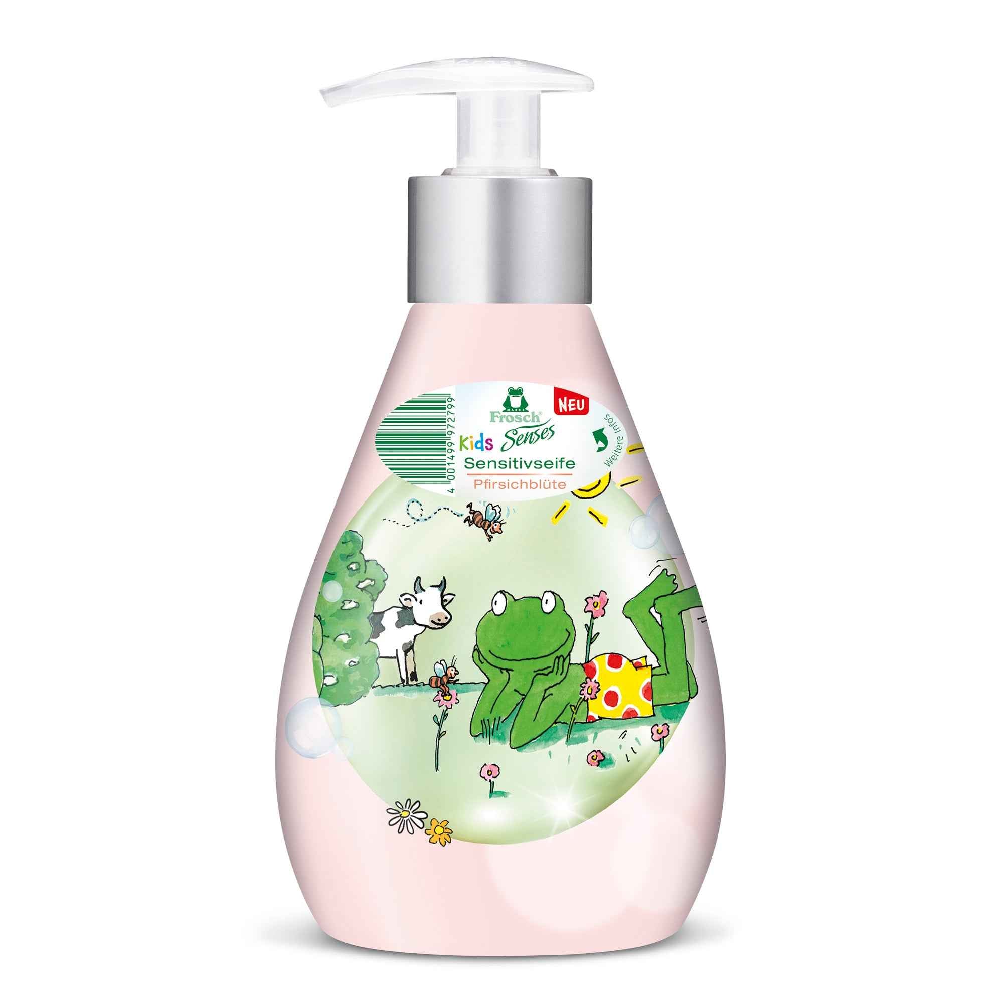 Frosch Flüssigseife Kids Senses Pfirsichblüte