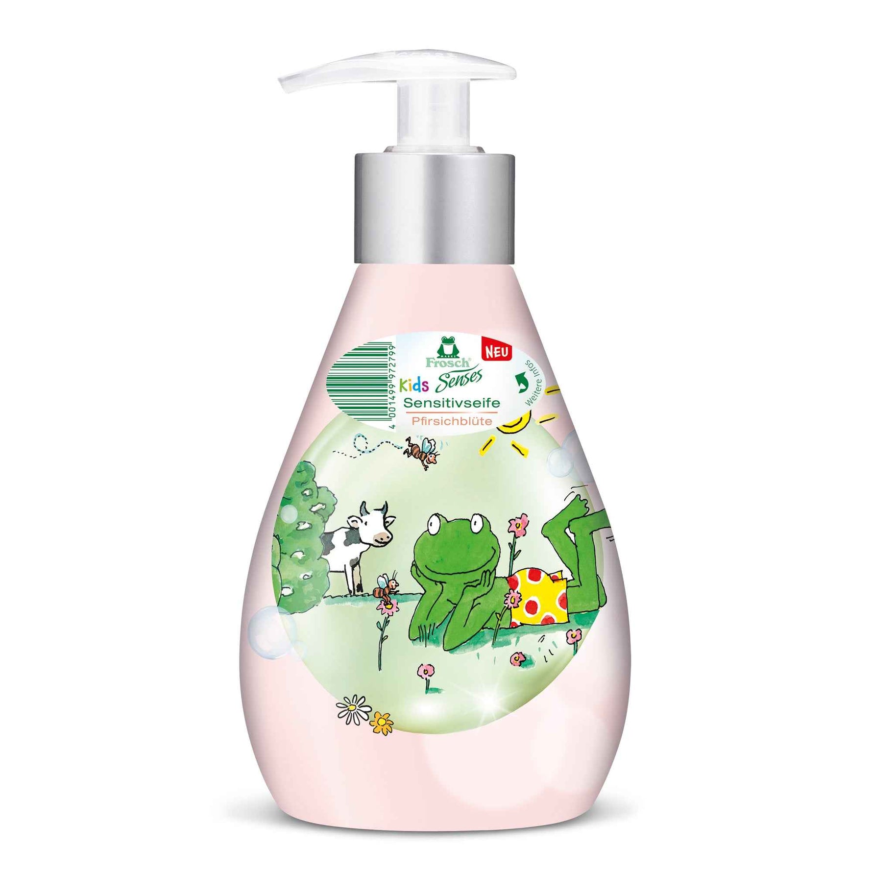 Frosch Flüssigseife Kids Senses Pfirsichblüte