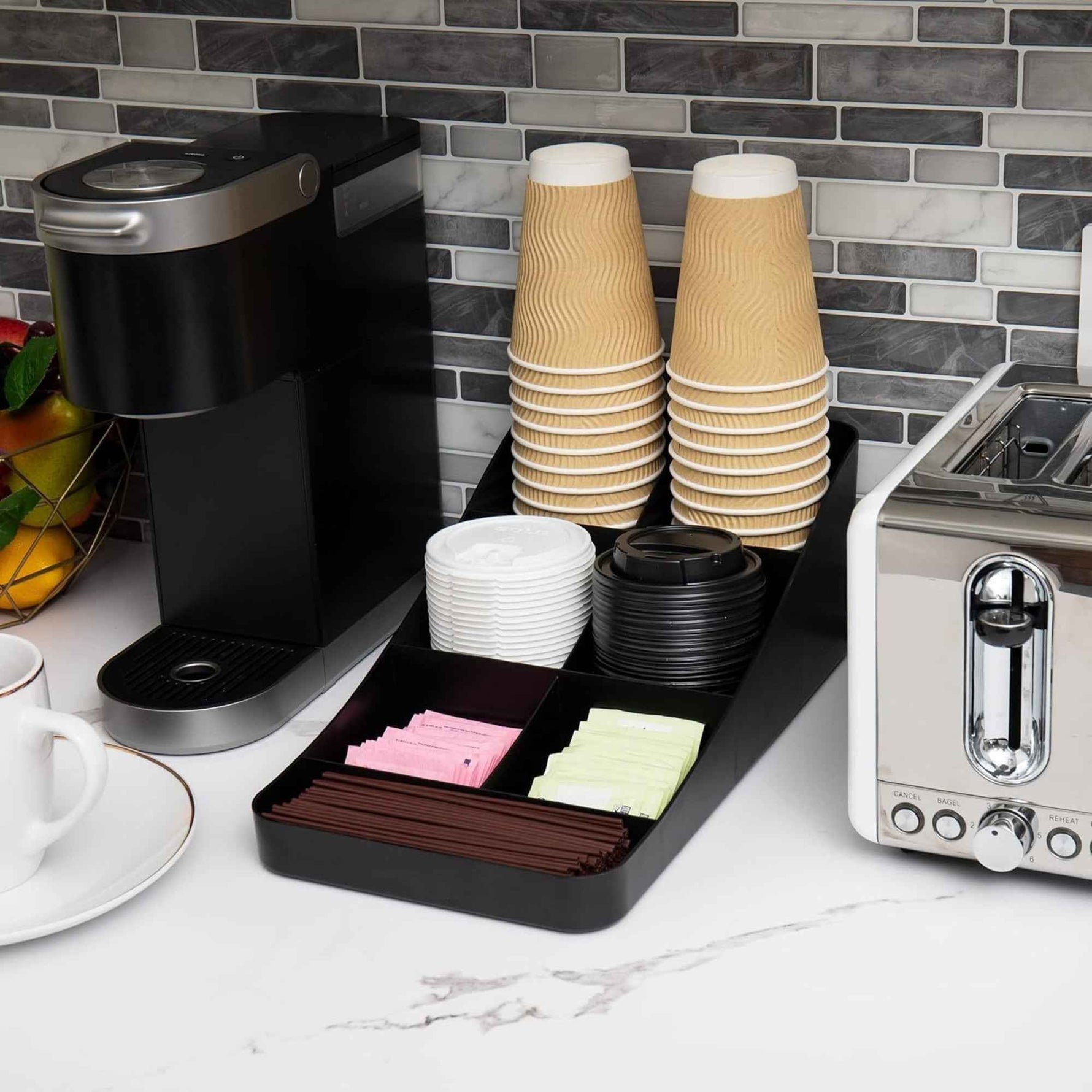 Deflecto® Kaffeestation 7 Fächer