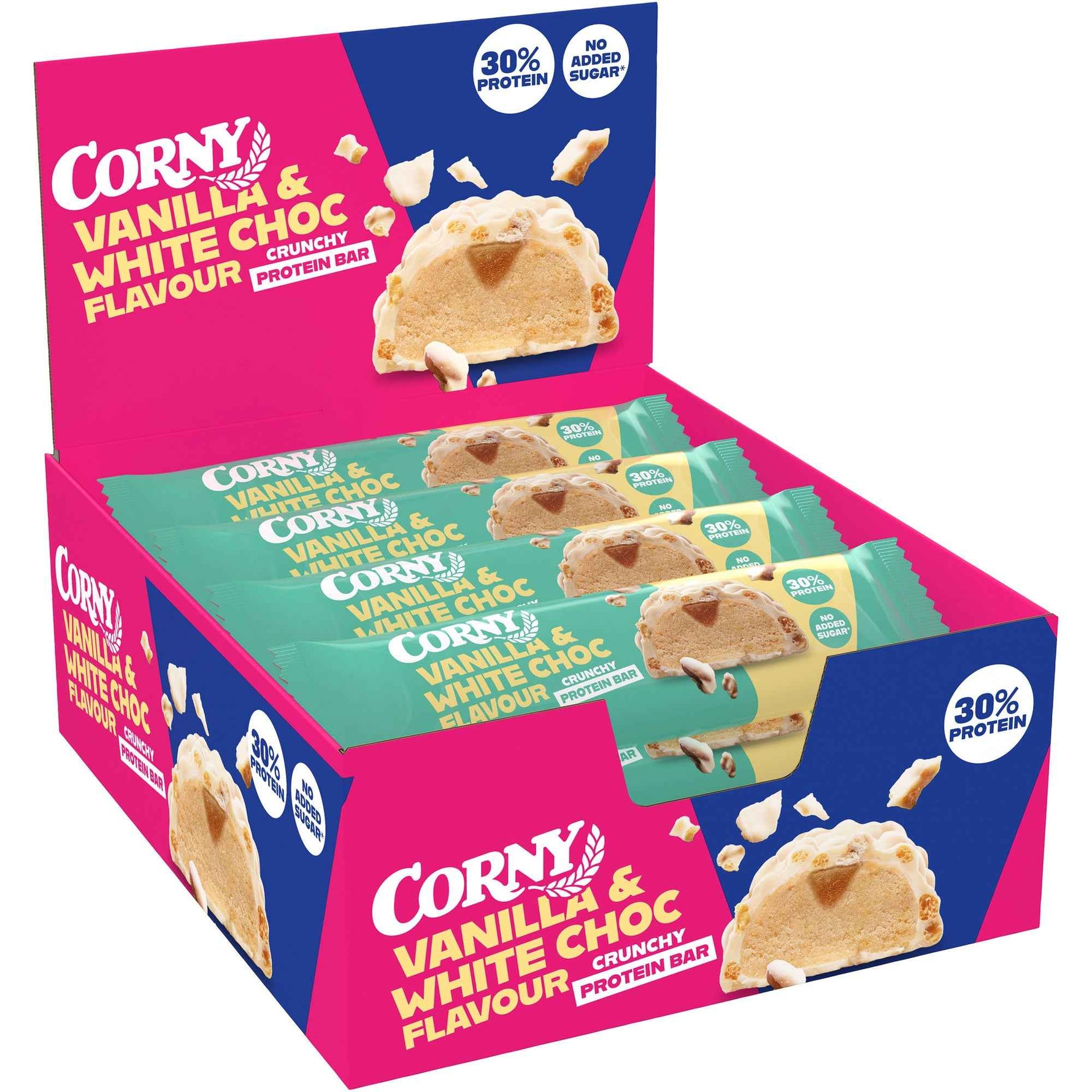 Corny Proteinriegel Crunchy 12 x 45 g/Pack.