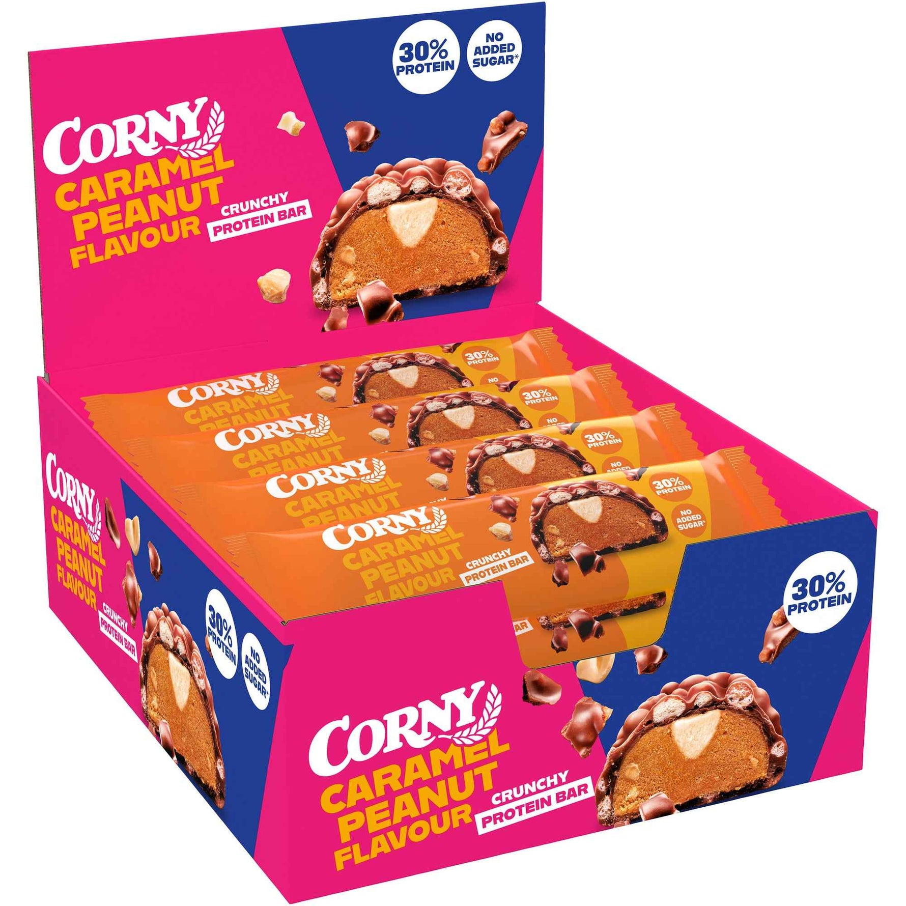 Corny Proteinriegel Crunchy 12 x 45 g/Pack.
