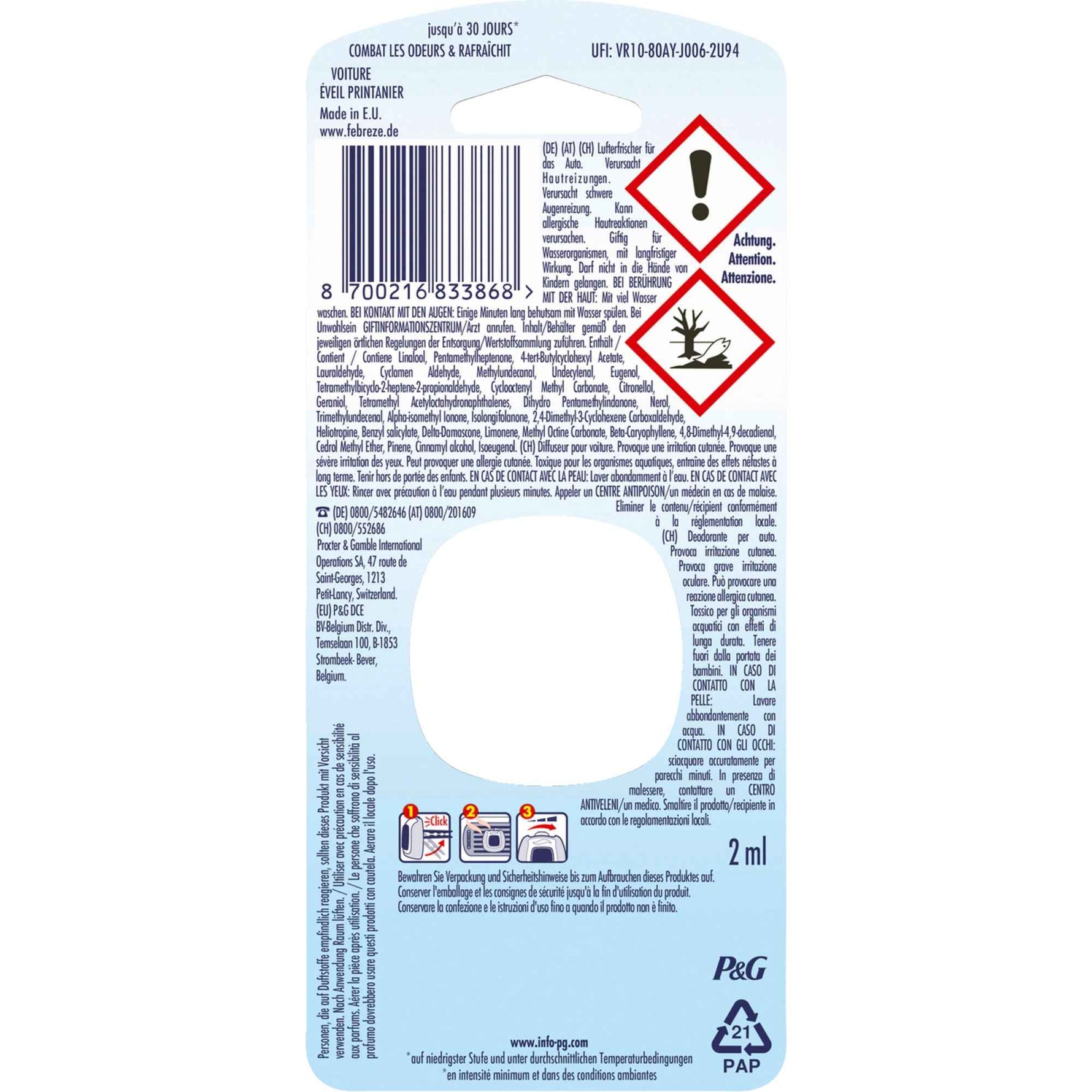 febreze Lufterfrischer Auto