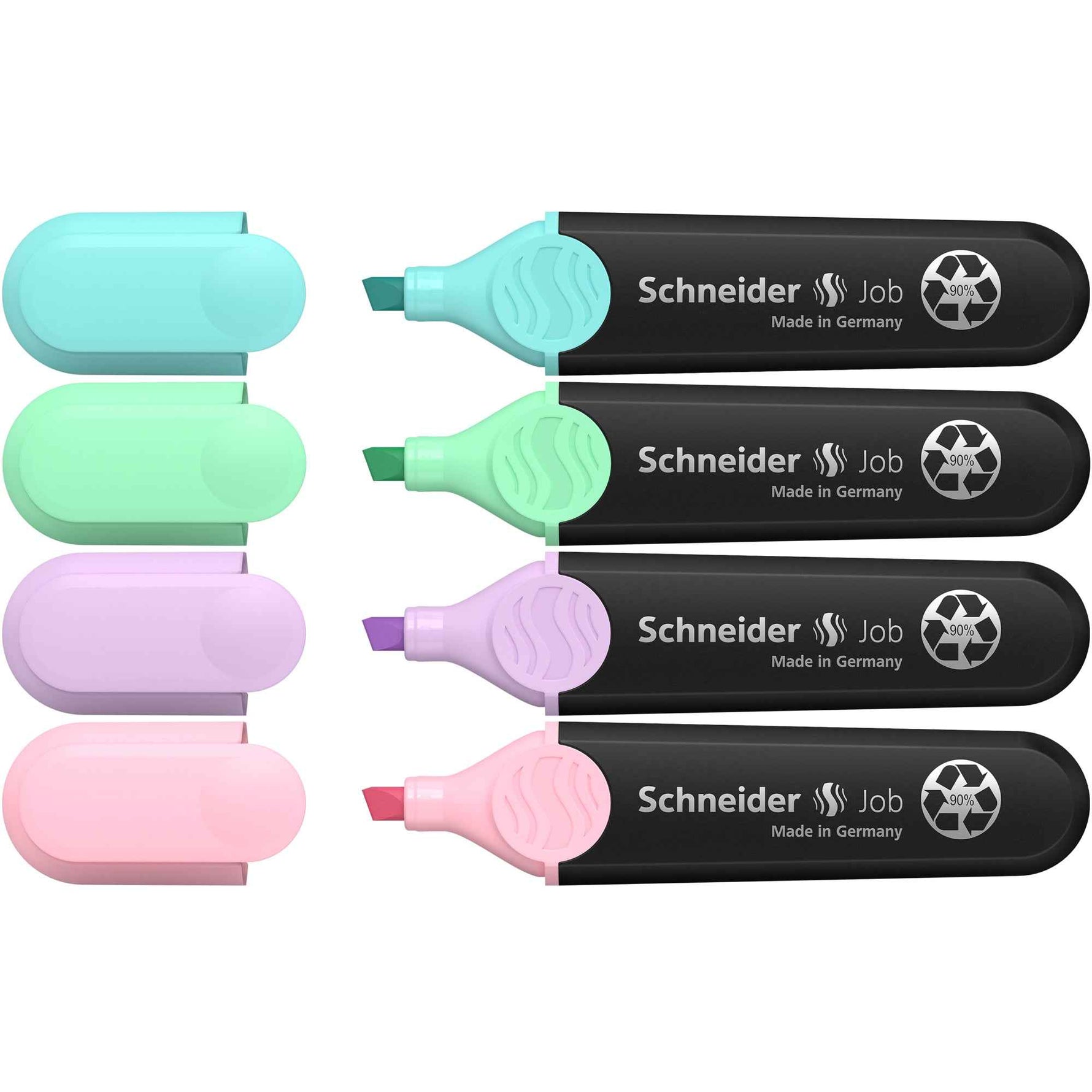 Schneider Textmarker Job Pastell 4 St./Pack.