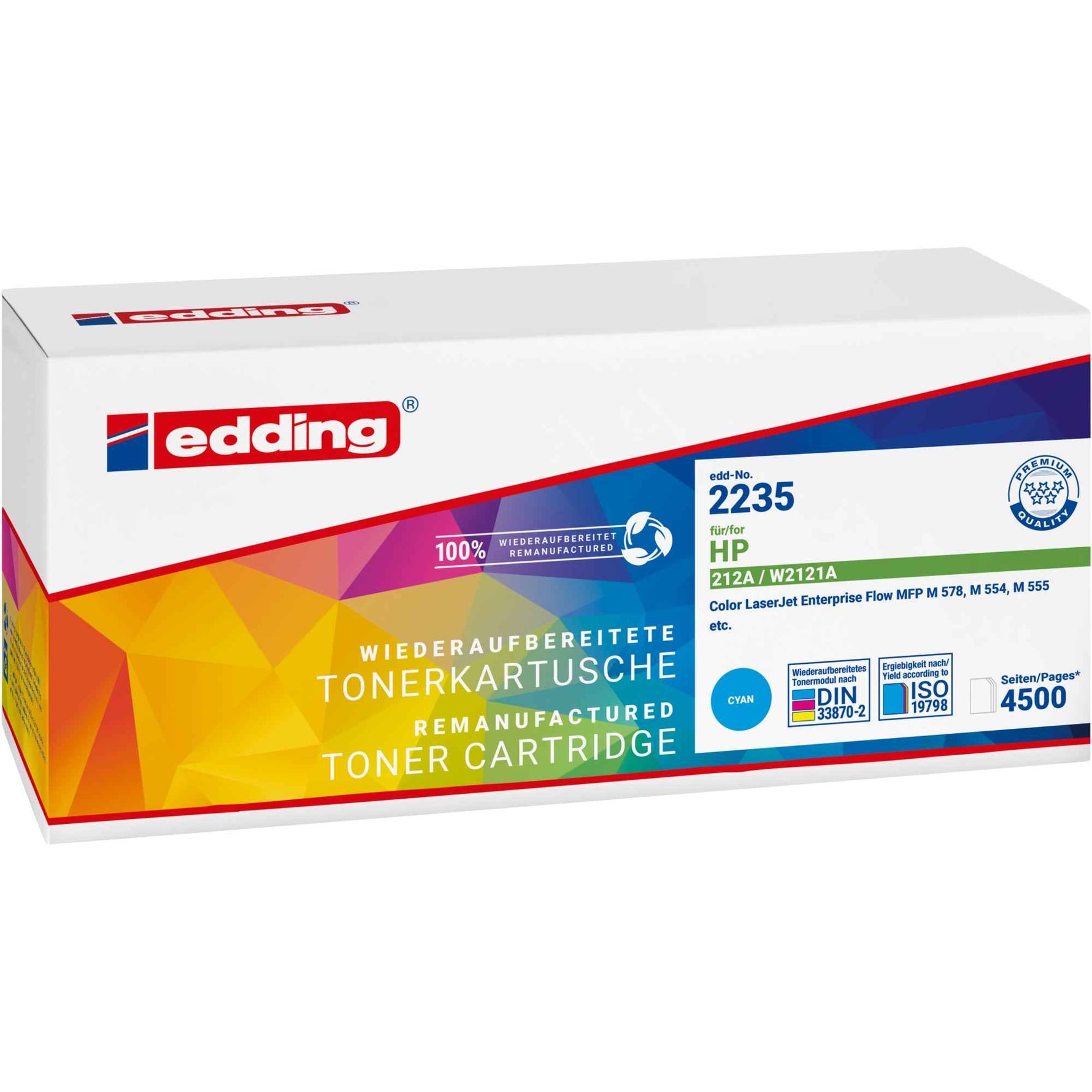 edding Toner Kompatibel mit HP 212A gelb