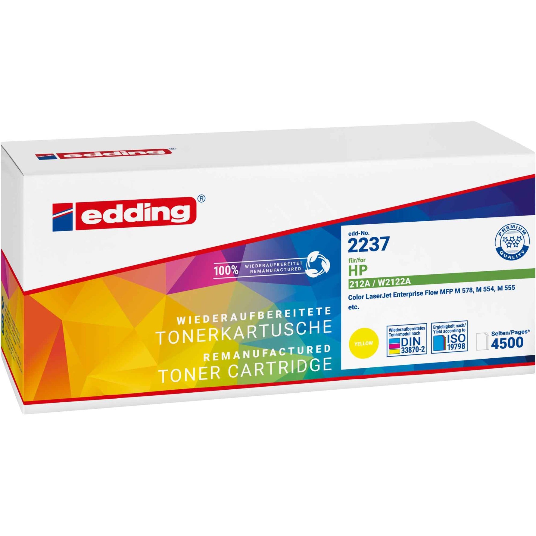 edding Toner Kompatibel mit HP 212A gelb