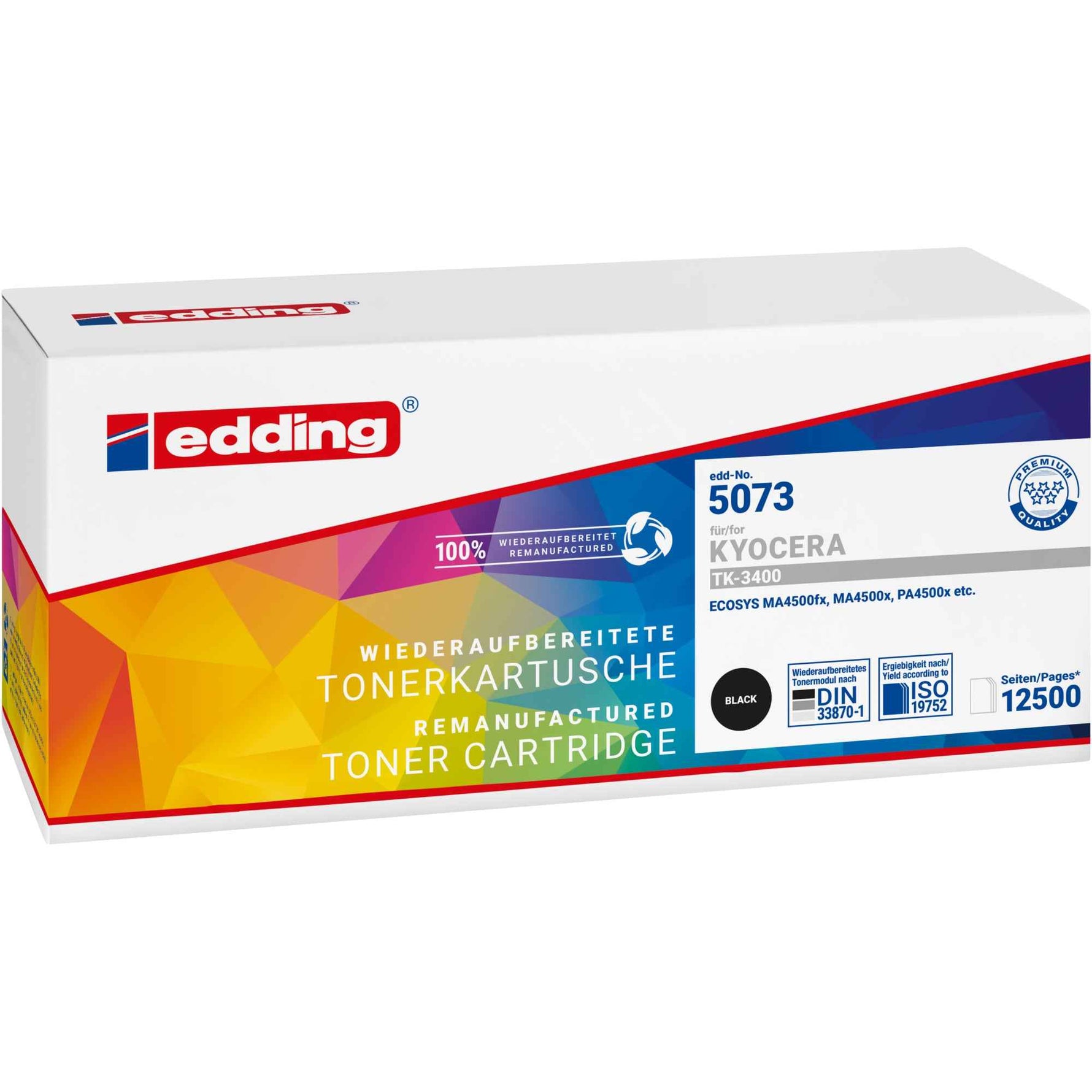 edding Toner Kompatibel mit KYOCERA TK-3400 schwarz